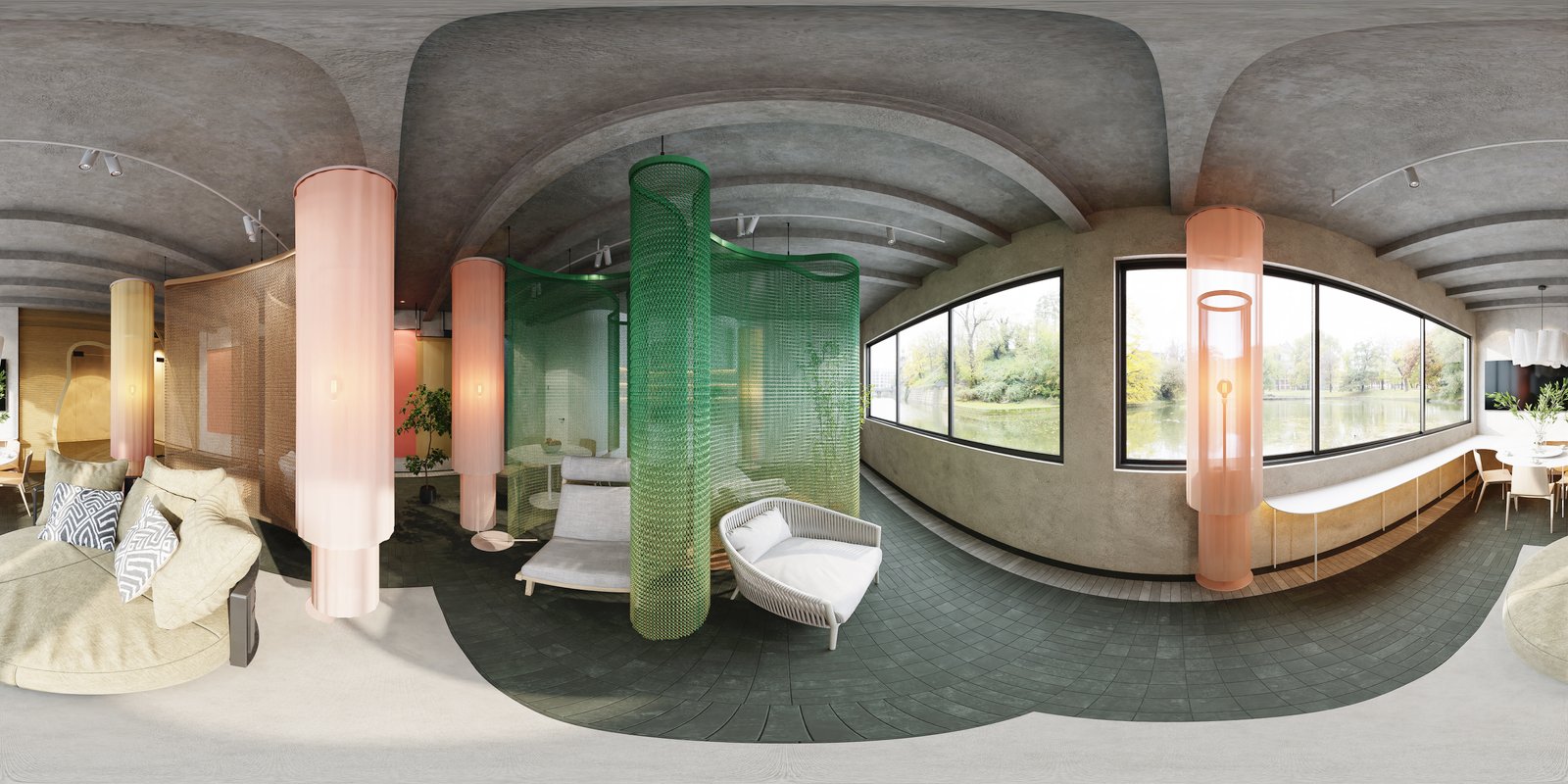 Interiors Office Commercial Render Architectural Visualization