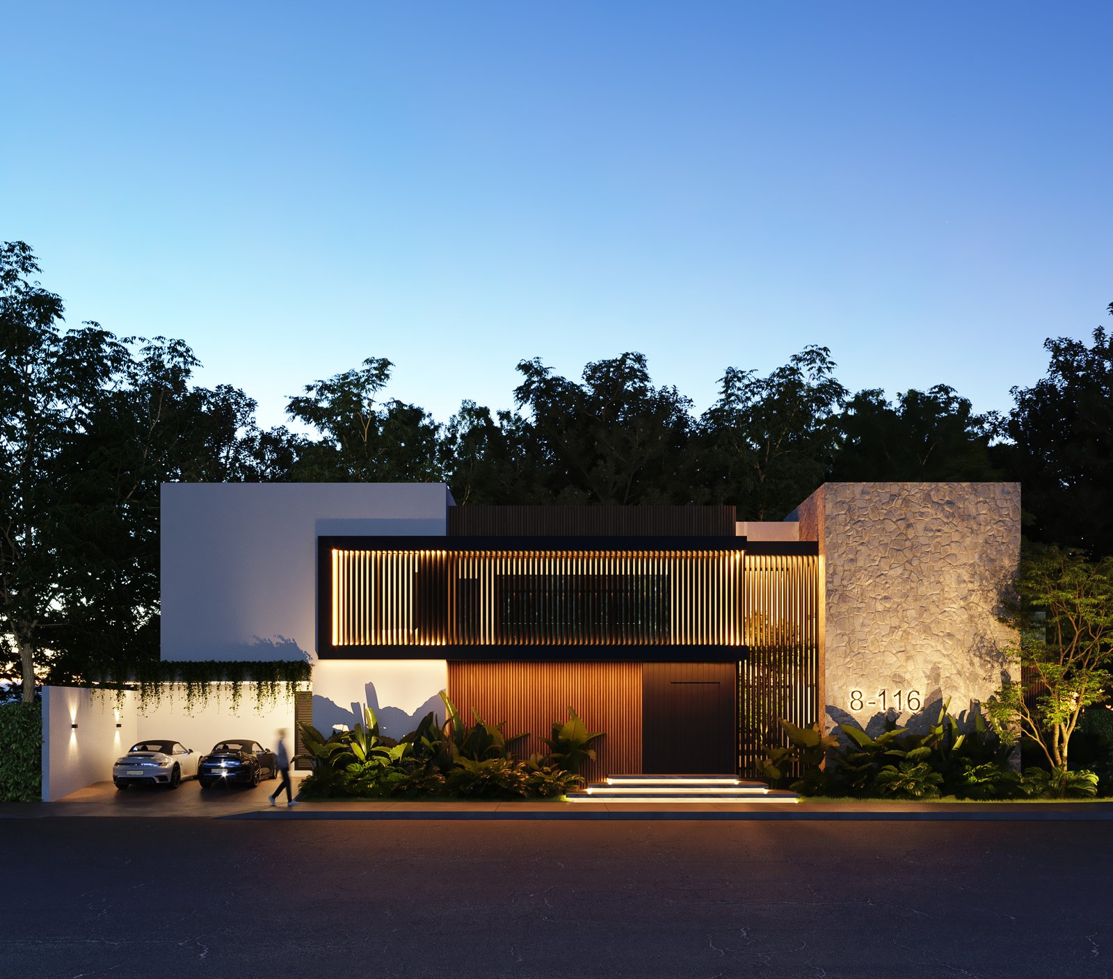 Exteriors Residential Render Architectural Visualization