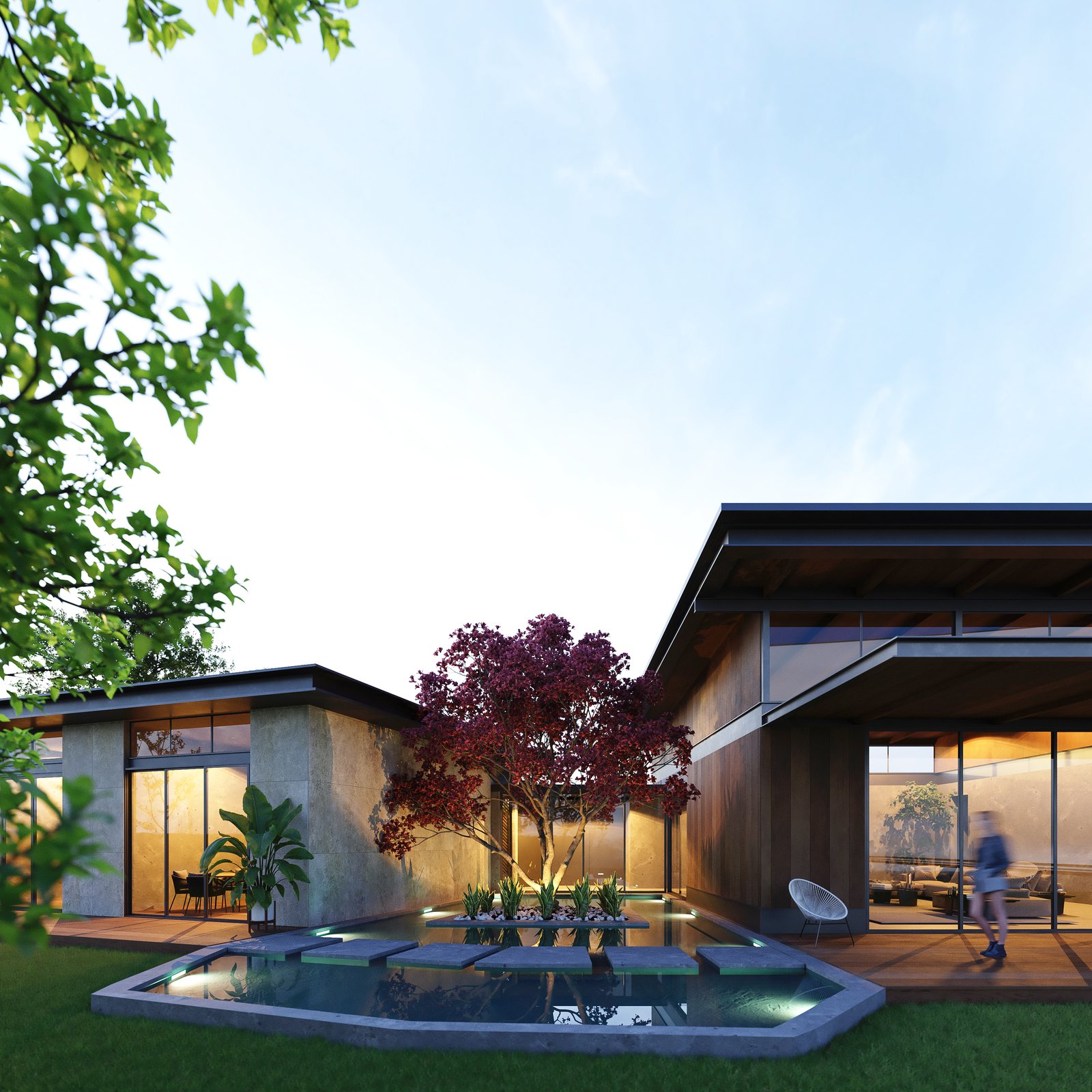 Exteriors Residential Render Architectural Visualization