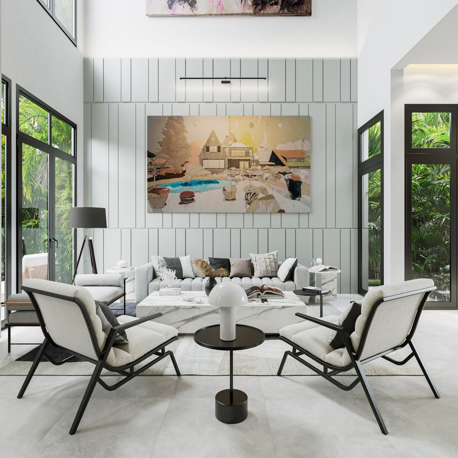 Interior Residential Render Architectural Visualization