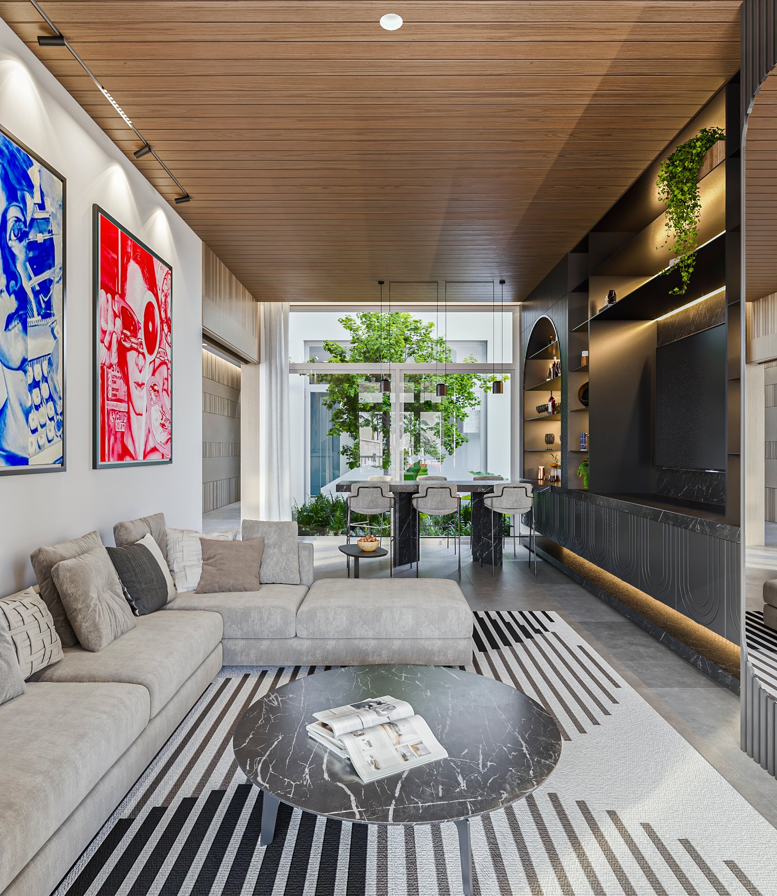 Interior Residential Render Architectural Visualization