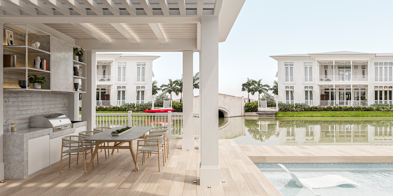 Exterior Residential Render Architectural Visualization