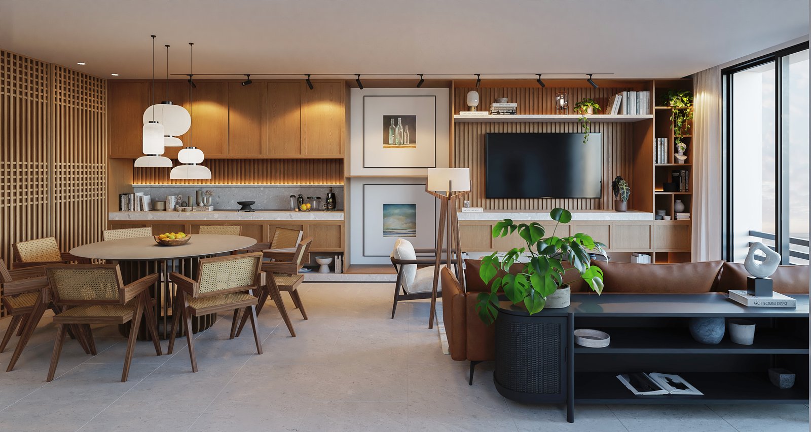 Interior Residential Render Architectural Visualization