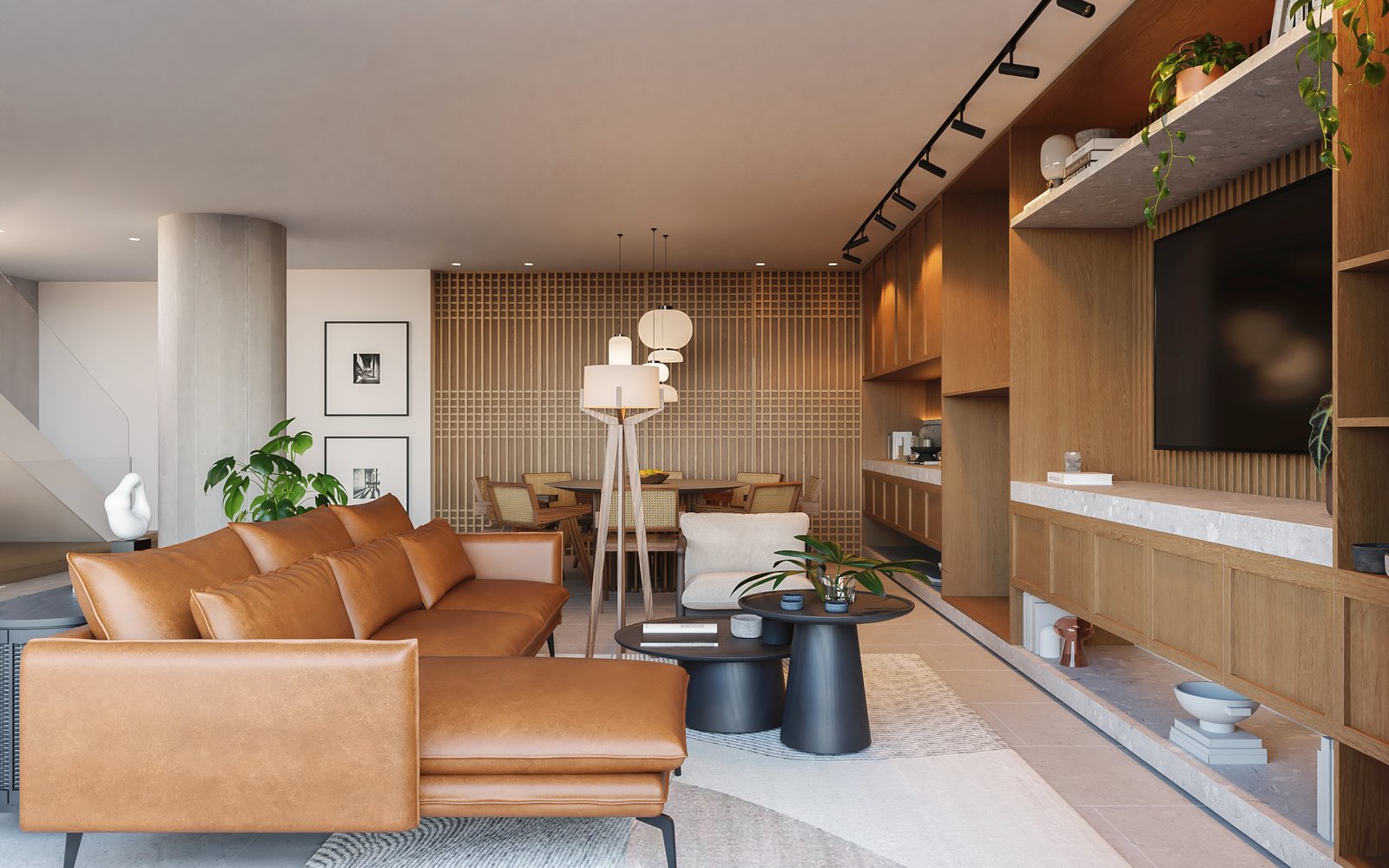 Interior Residential Render Architectural Visualization