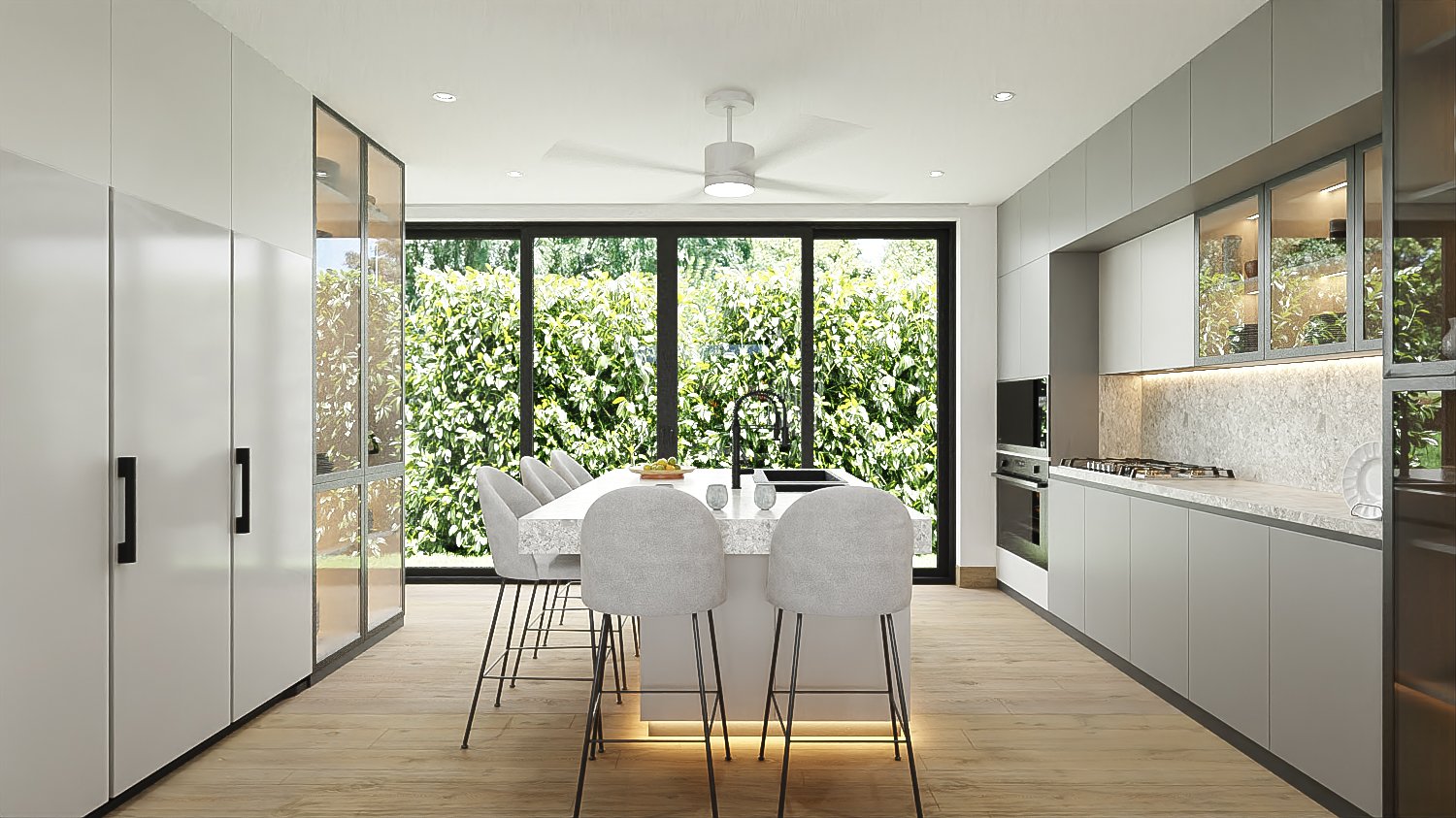 Interior Residential Render Architectural Visualization