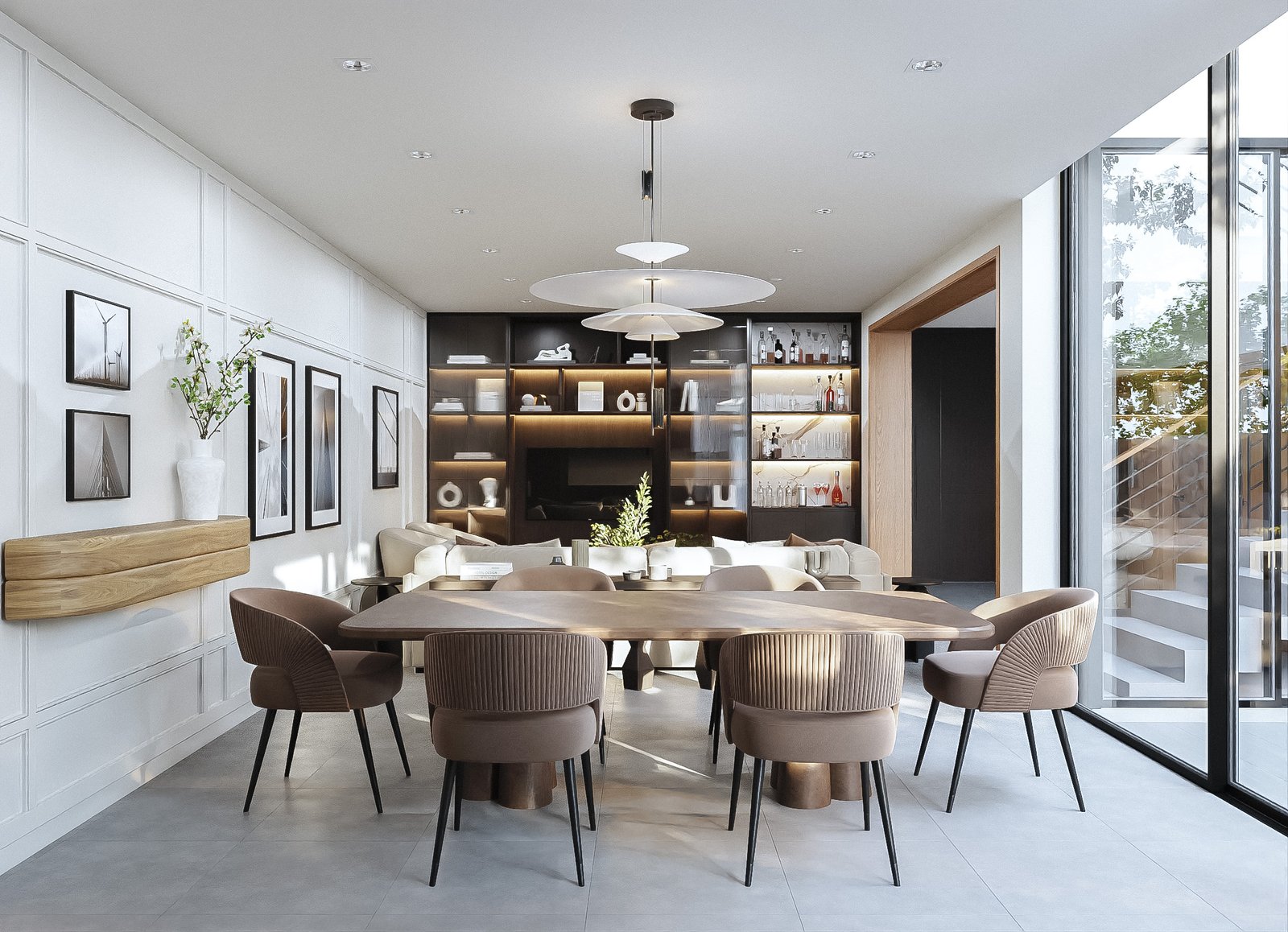 Interior Residential Render Architectural Visualization