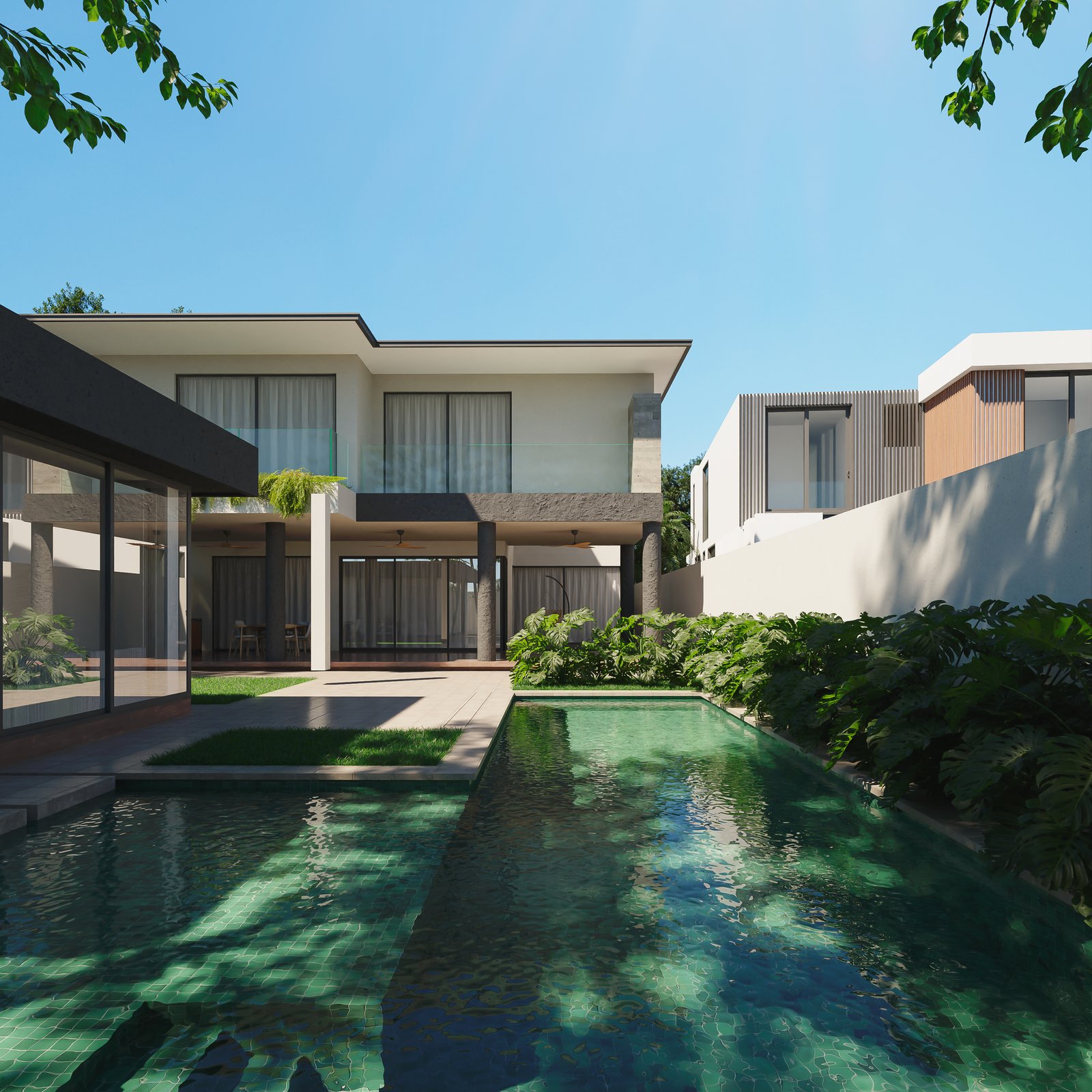 Exteriors Residential Render Architectural Visualization
