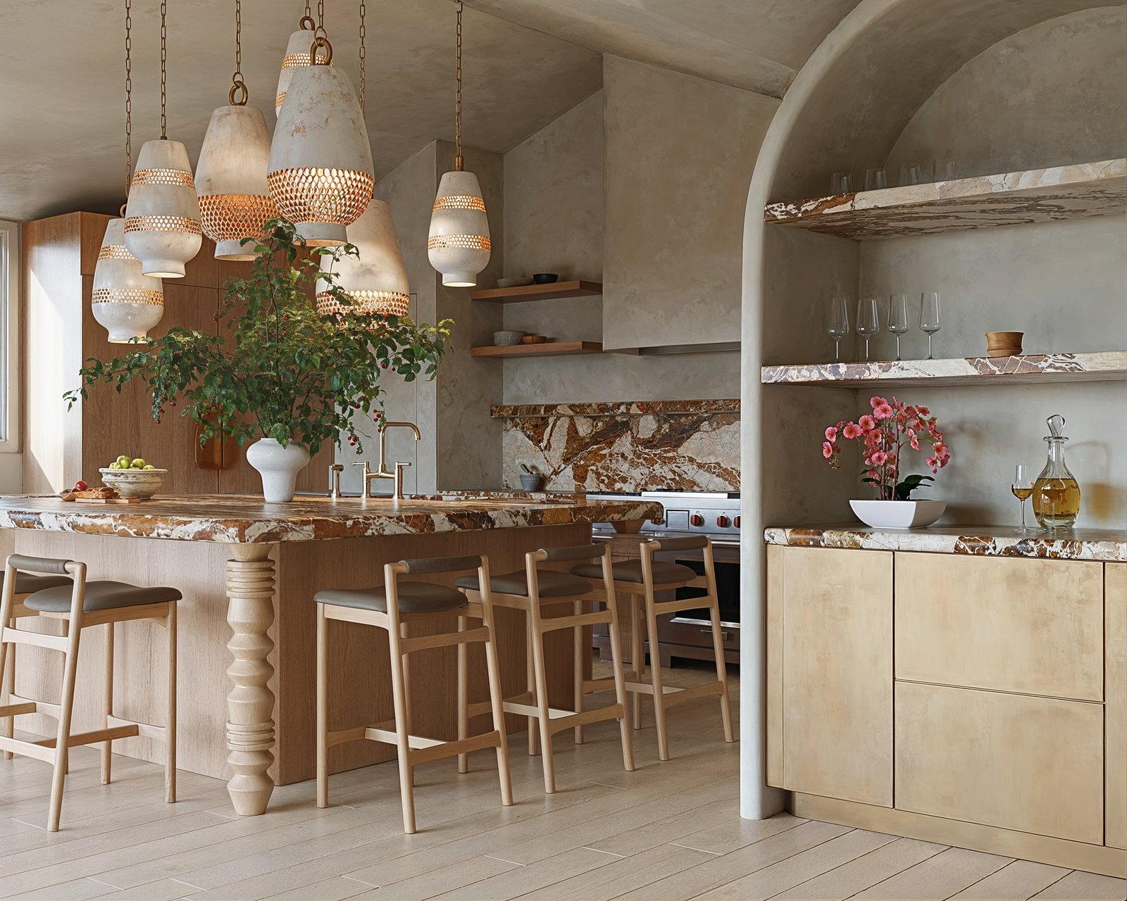 Interiors Kitchen Residential Render Architectural Visualization