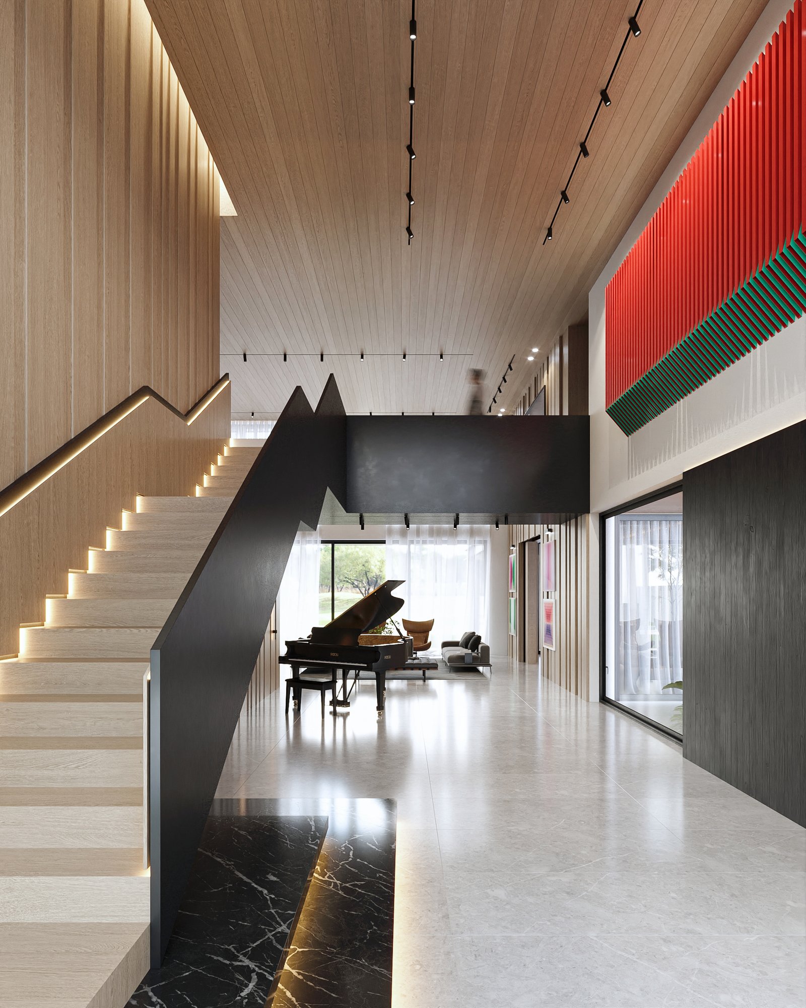 Interior Residential Render Architectural Visualization