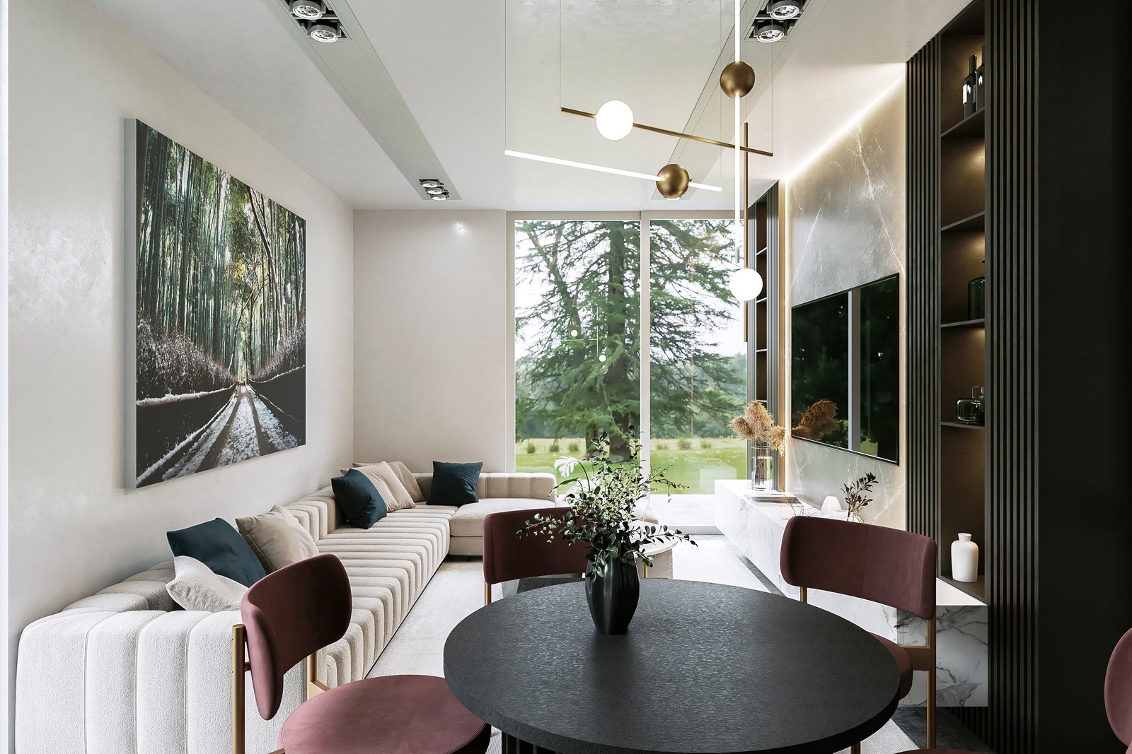 Interiors Residential Render Architectural Visualization