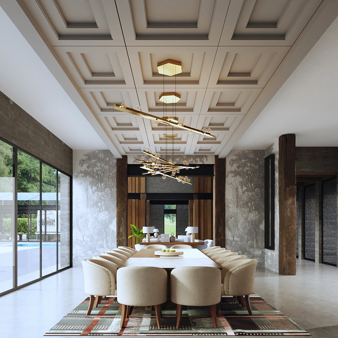 Interiors Residential Render Architectural Visualization