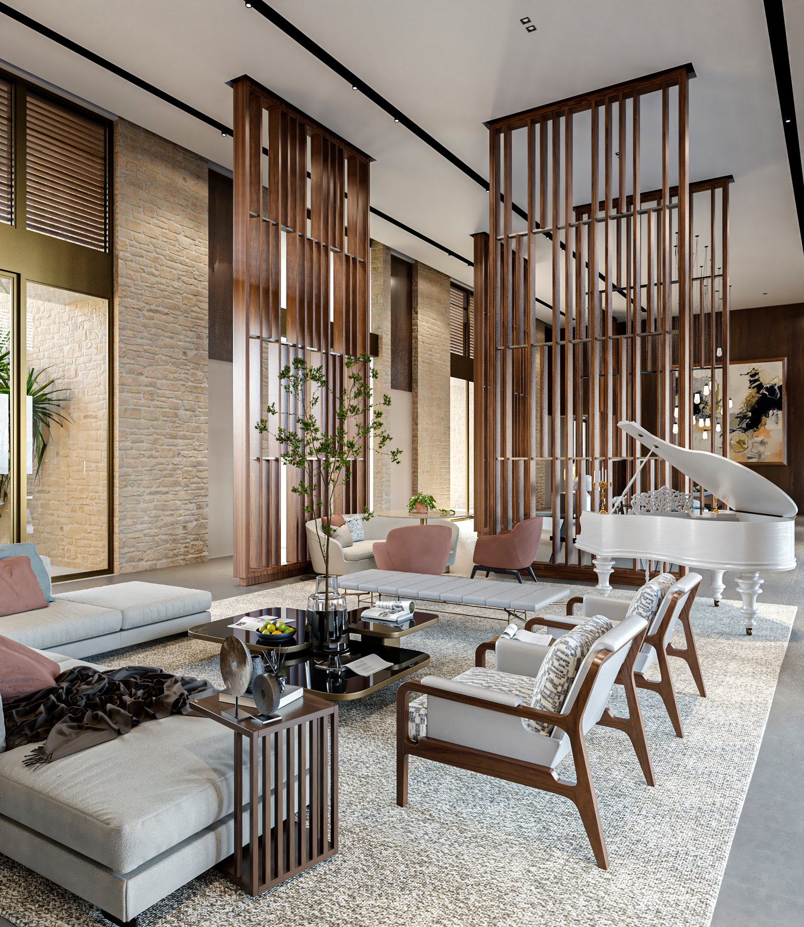 Interiors Residential Render Architectural Visualization