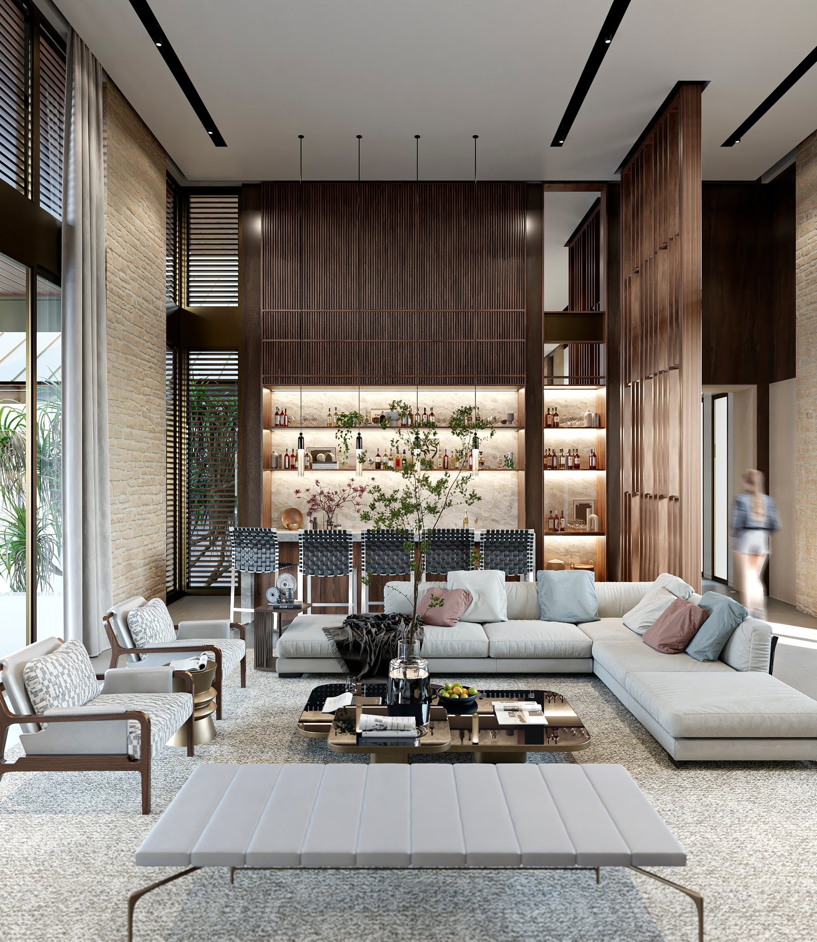 Interiors Residential Render Architectural Visualization