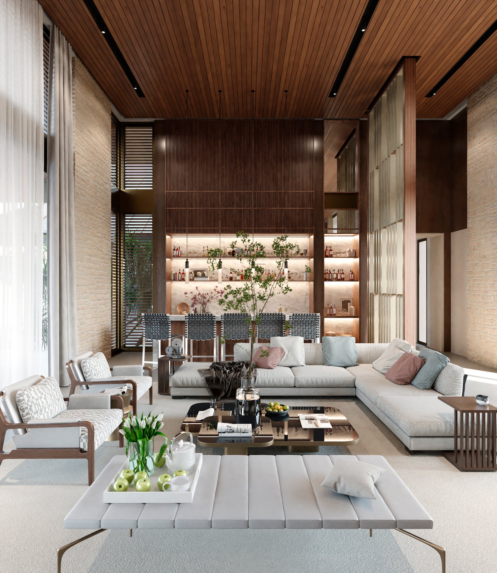 Interiors Residential Render Architectural Visualization