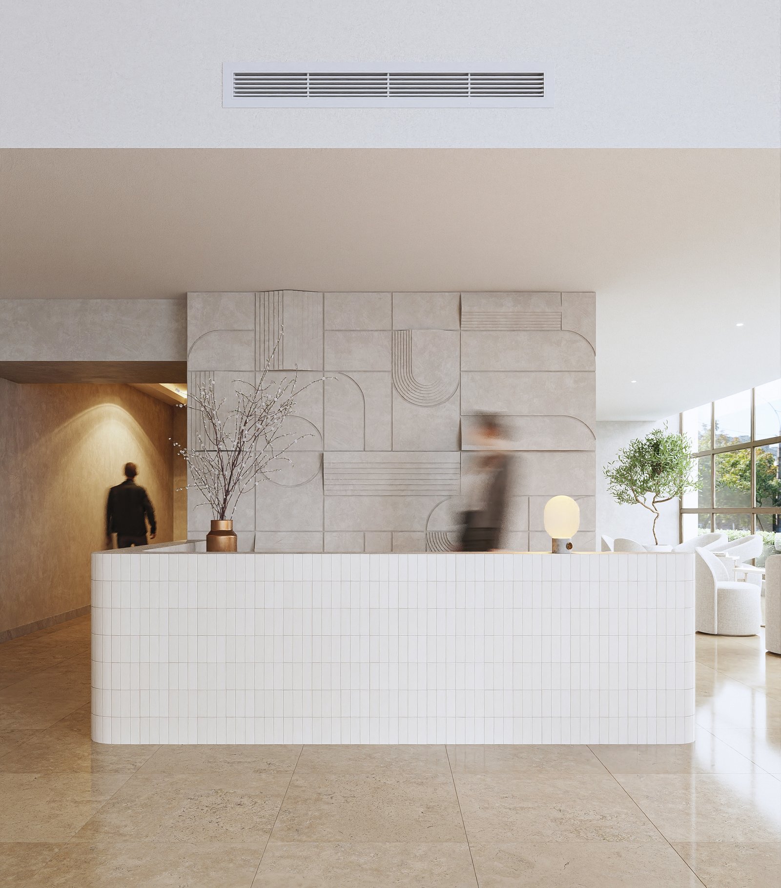 Interiors Hotel Commercial Render Architectural Visualization