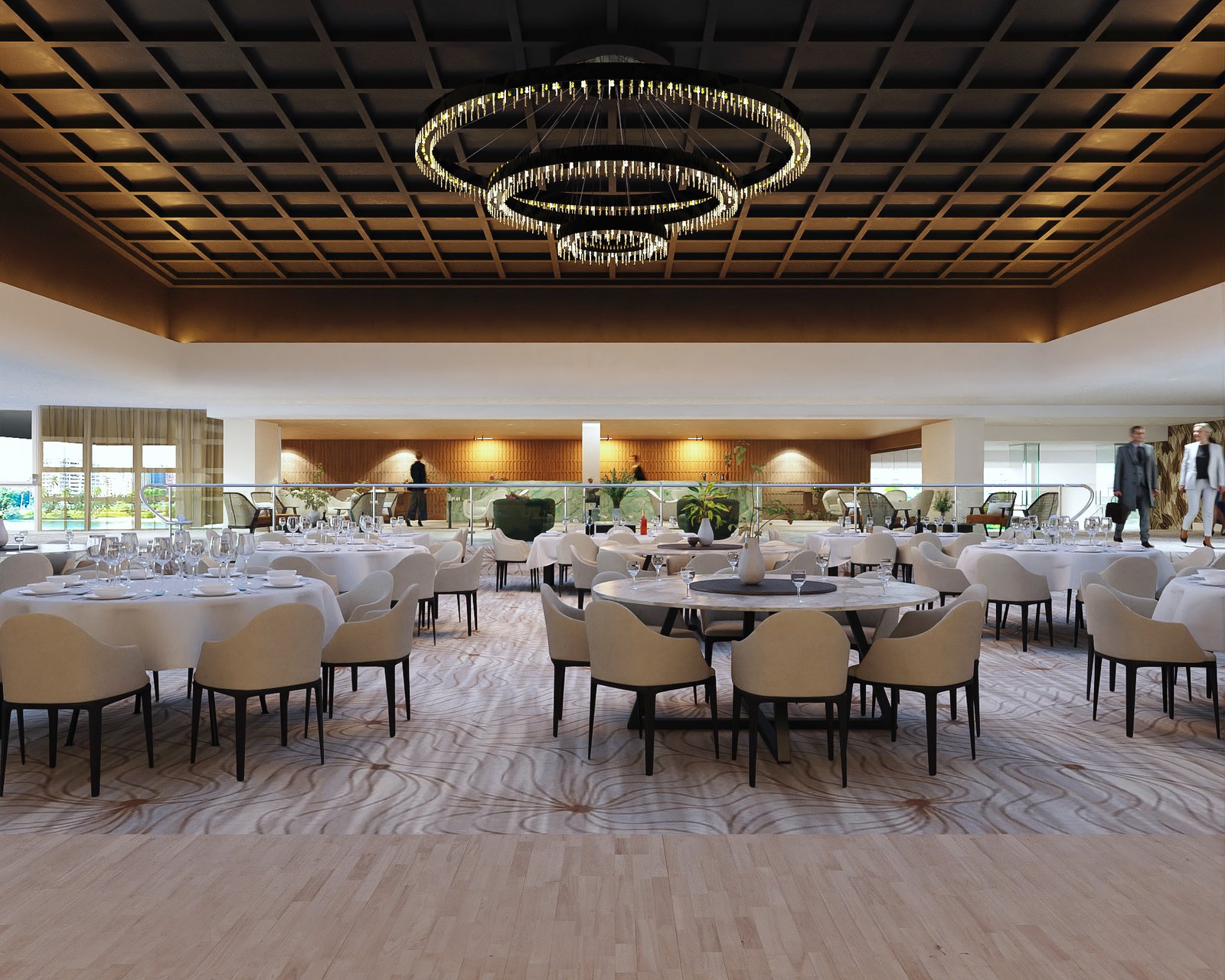 Interiors Hotel Commercial Render Architectural Visualization