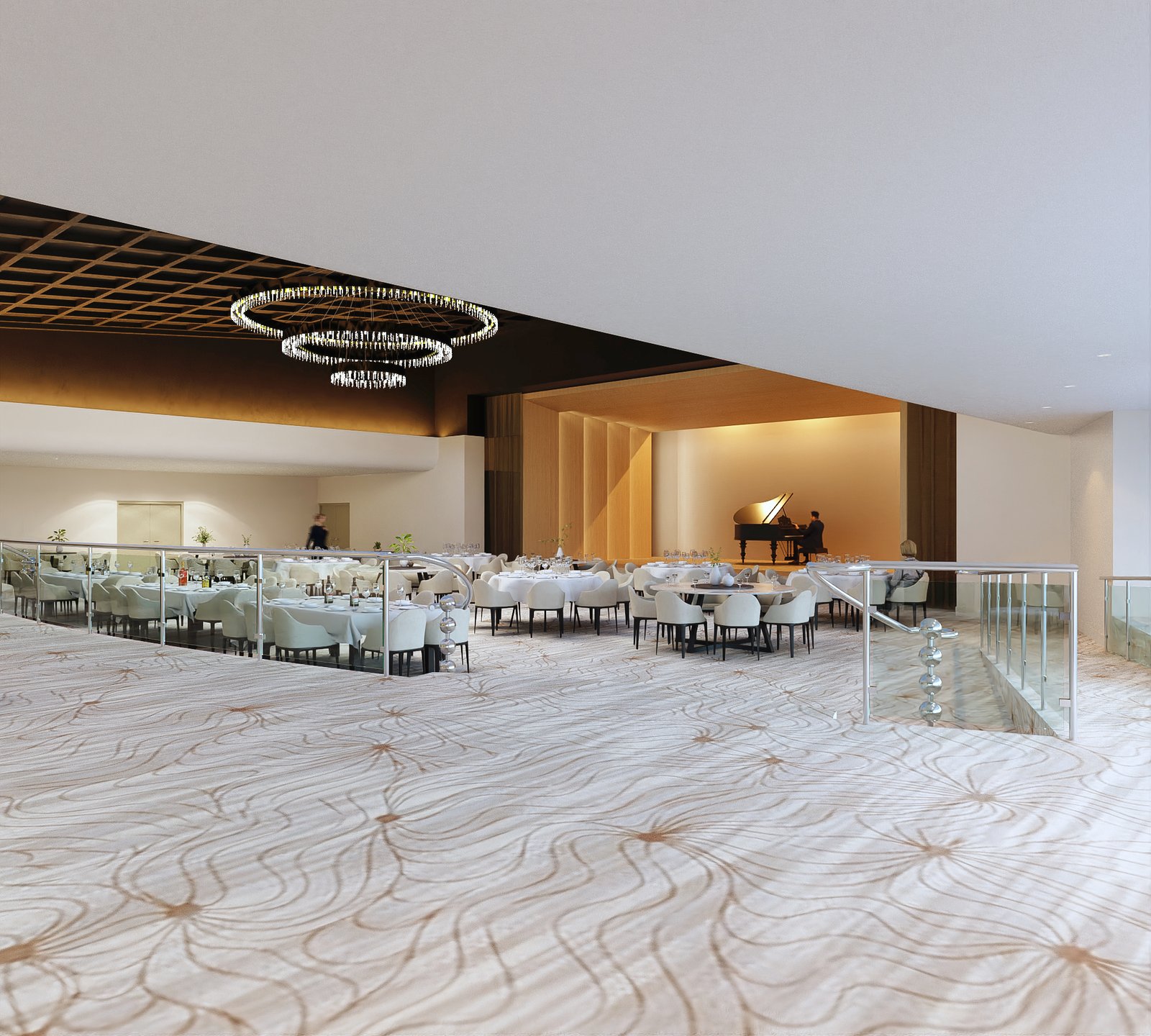 Interiors Hotel Commercial Render Architectural Visualization