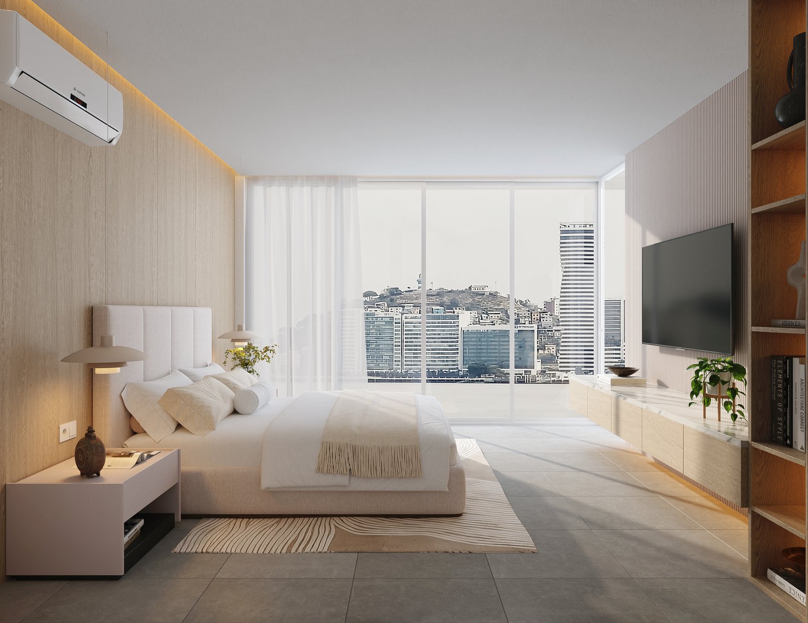 Interiors Hotel Commercial Render Architectural Visualization