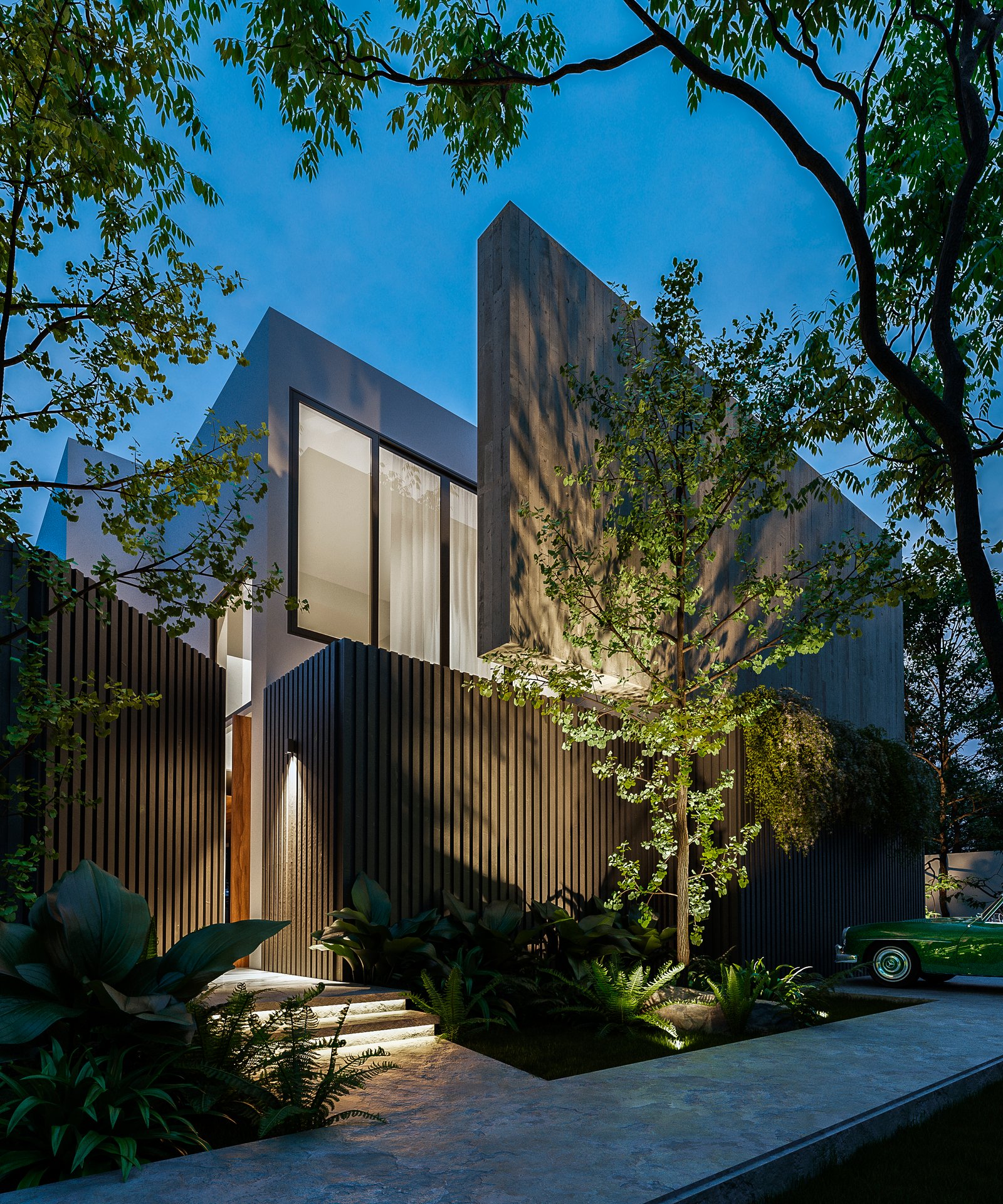 Exteriors Residential Render Architectural Visualization