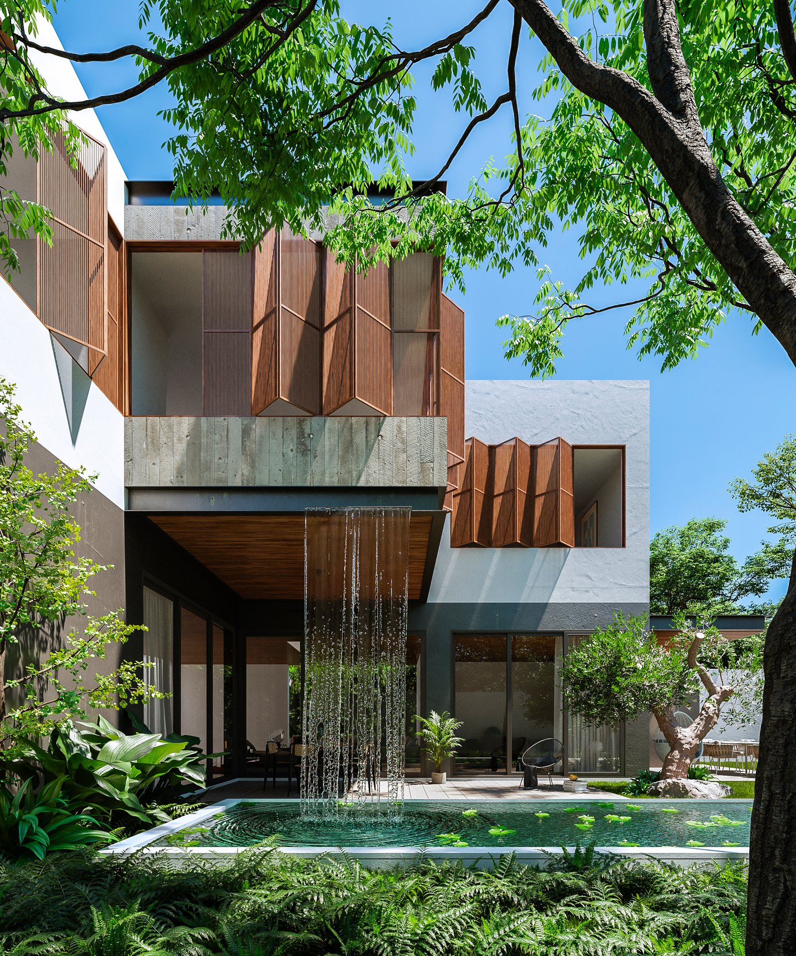 Exteriors Residential Render Architectural Visualization