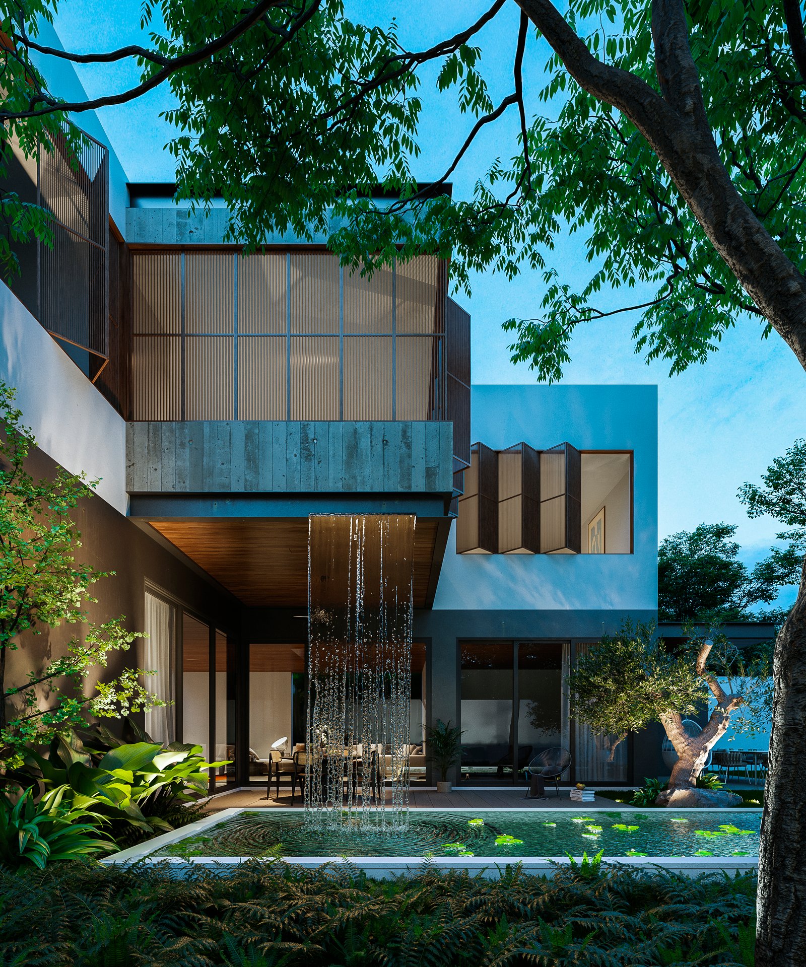 Exteriors Residential Render Architectural Visualization