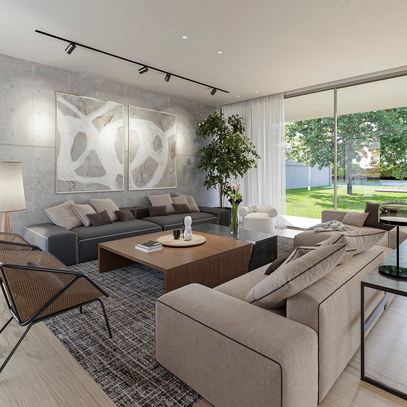 Interiors Residential Render Architectural Visualization