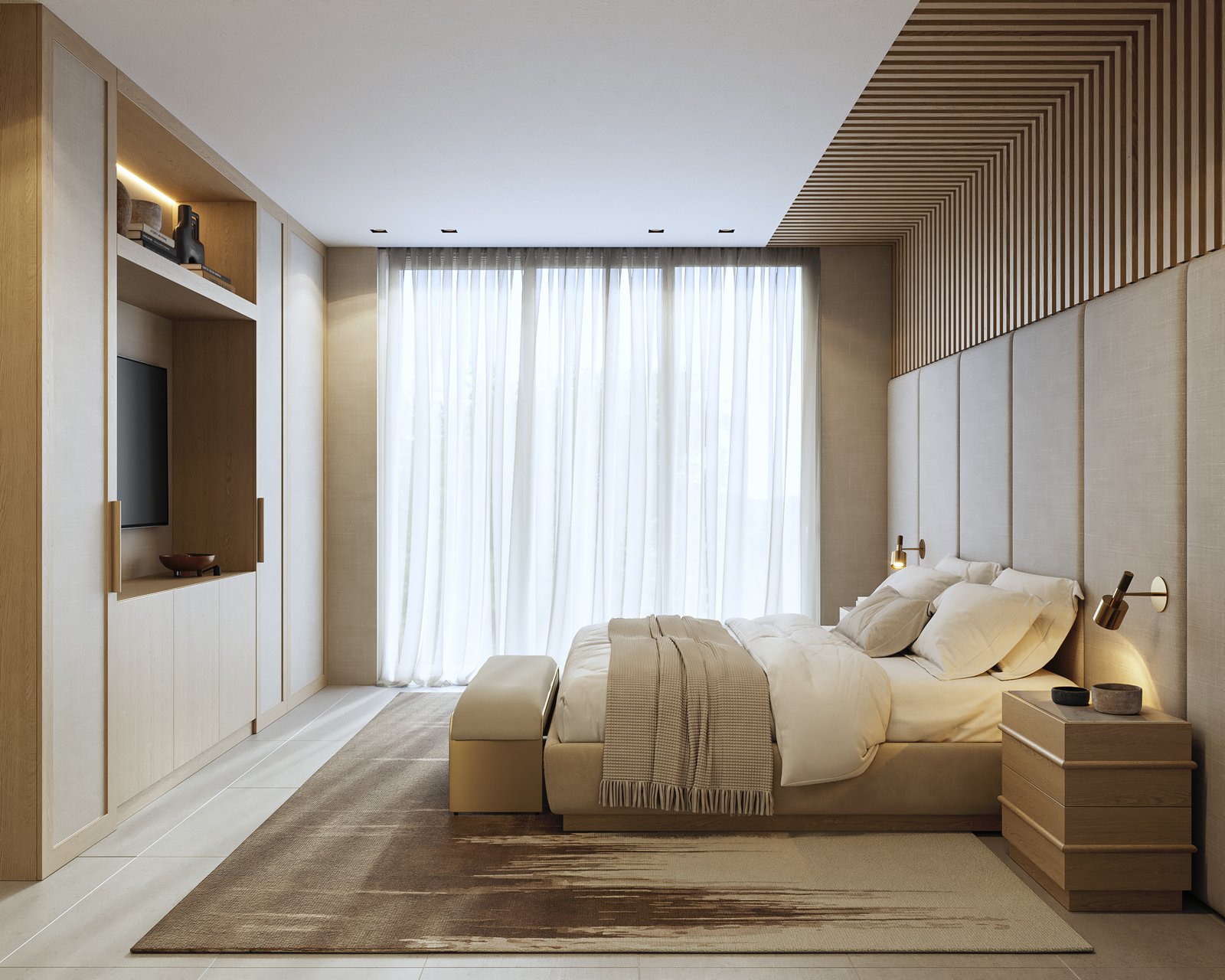 Project 32 image 12 Interiors Residential Bedroom Render Architectural Visualization