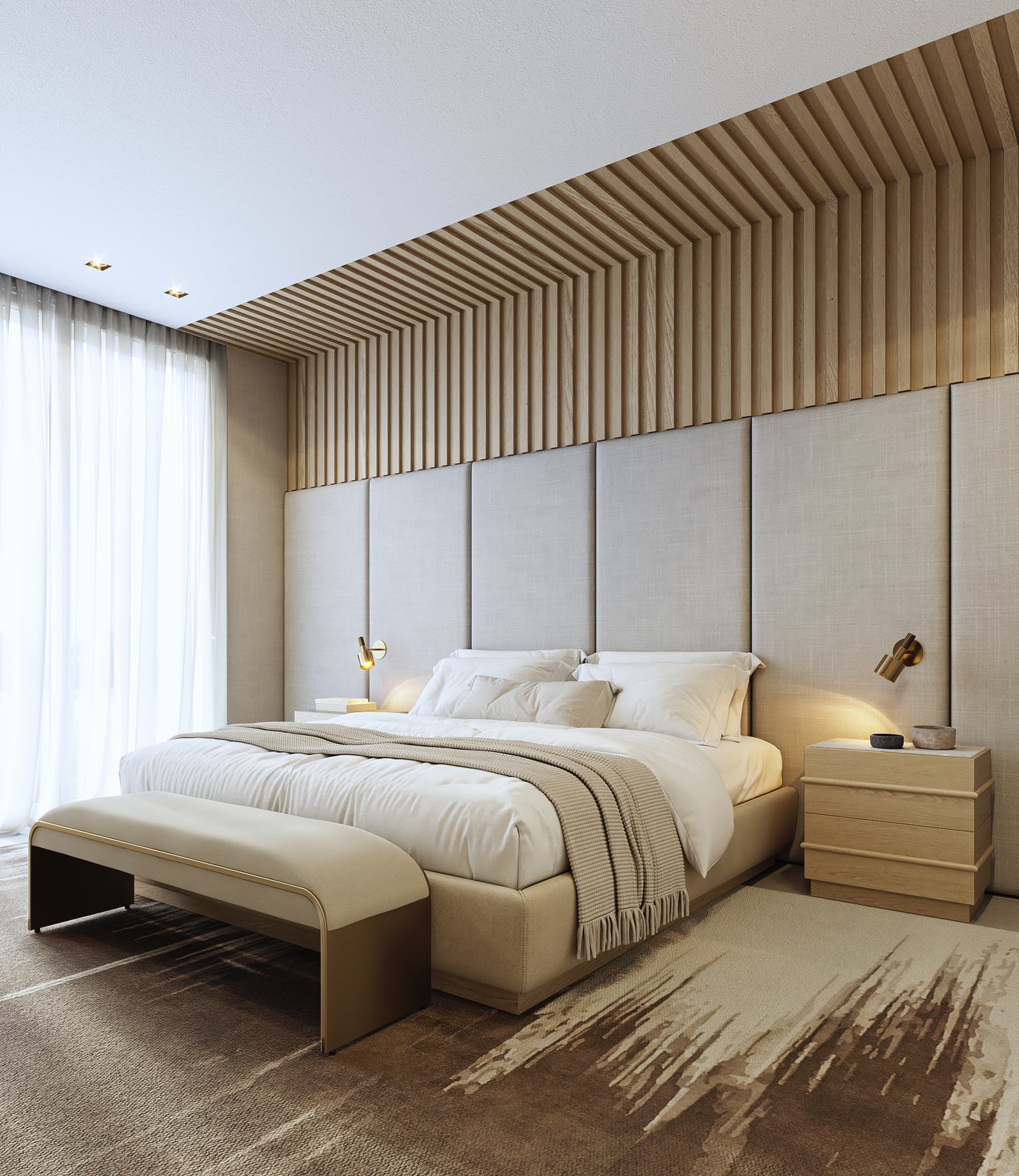 Project 32 image 12 Interiors Residential Bedroom Render Architectural Visualization