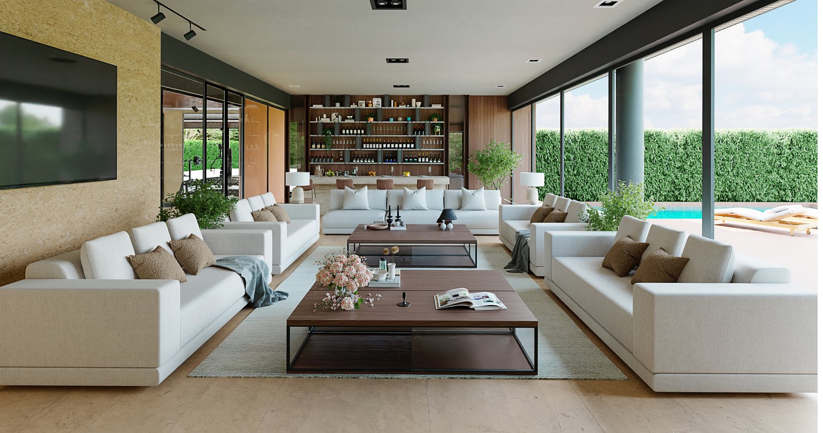 Interiors Residential Render Architectural Visualization