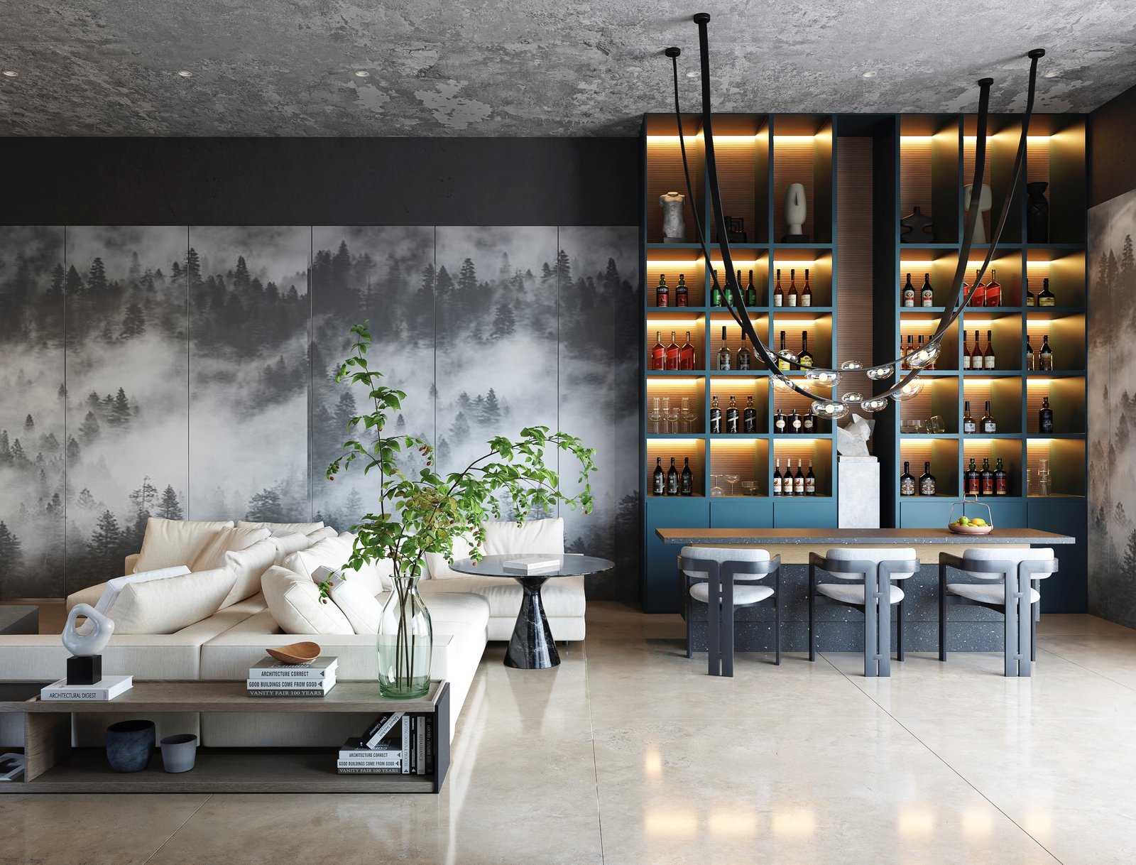 Interiors Residential Render Architectural Visualization