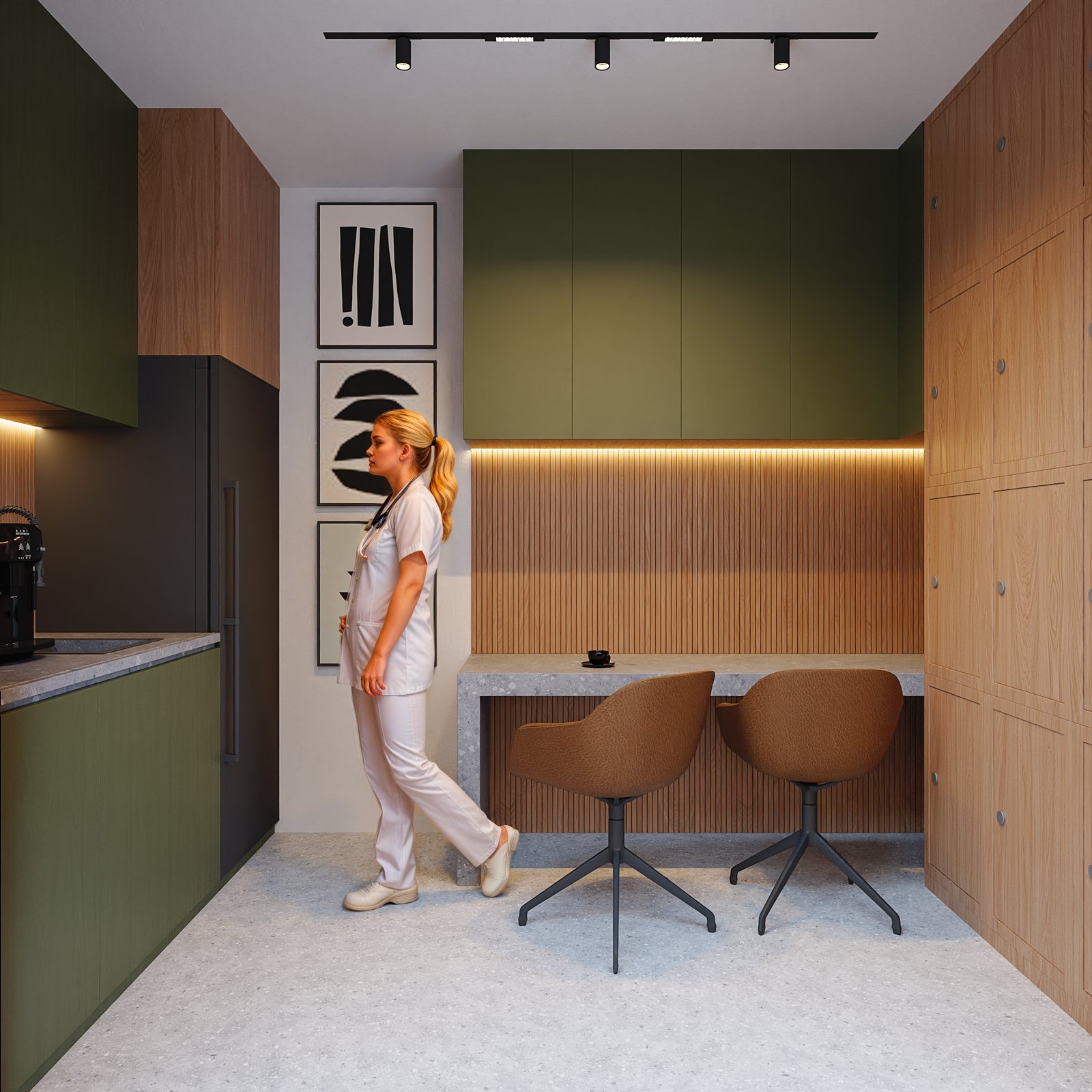 Project 43 image 3 Interiors Commercial Office Medician Render Architectural Visualization