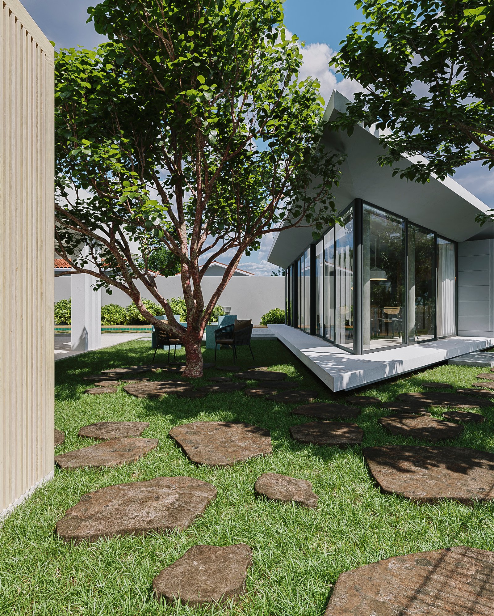 Project 44 image 6 Exteriors Residential Render Architectural Visualization