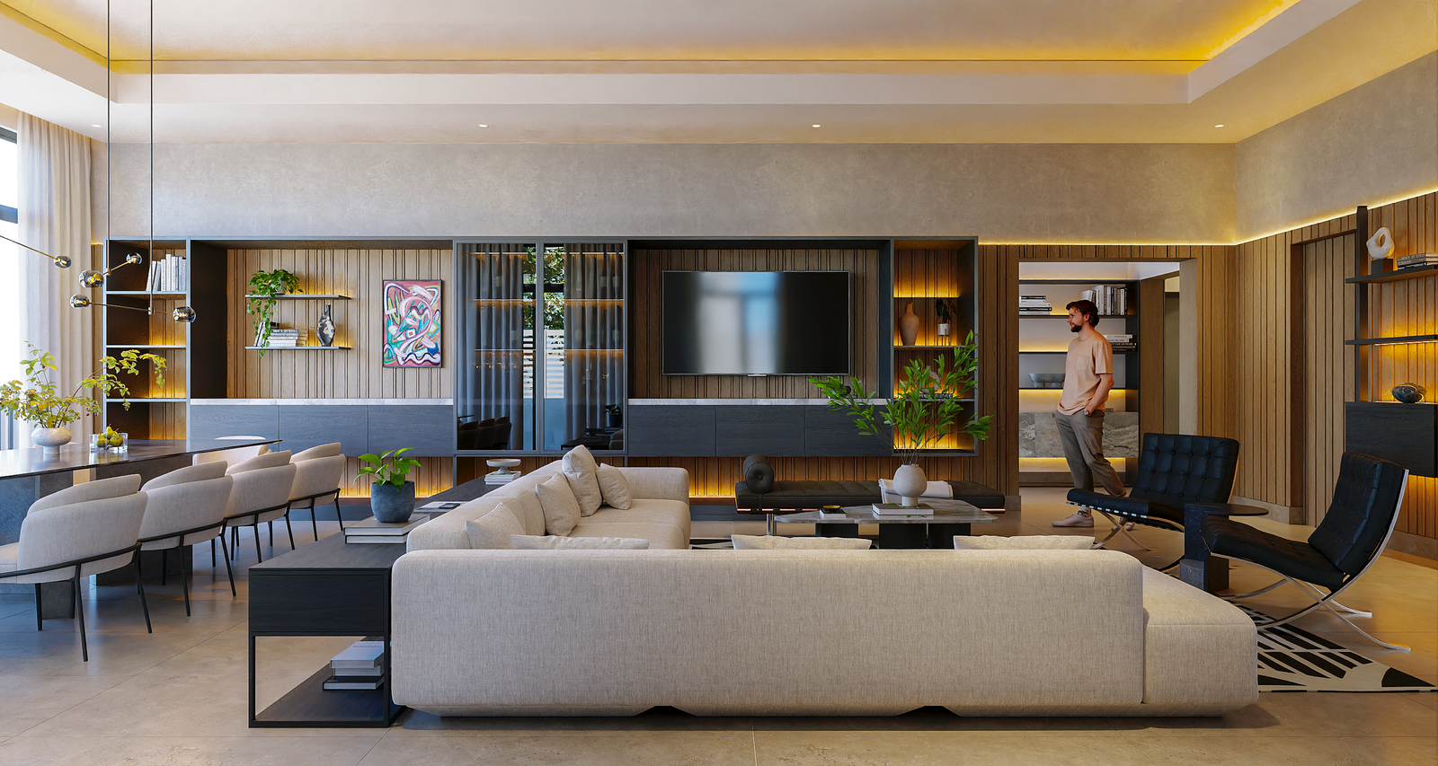 Project 45 image 1 Interiors Residential Render Architectural Visualization