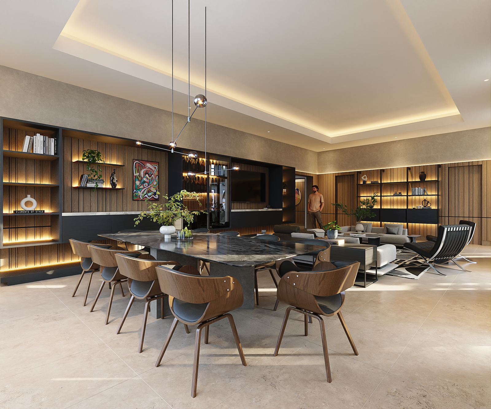 Project 45 image 2 Interiors Residential Render Architectural Visualization