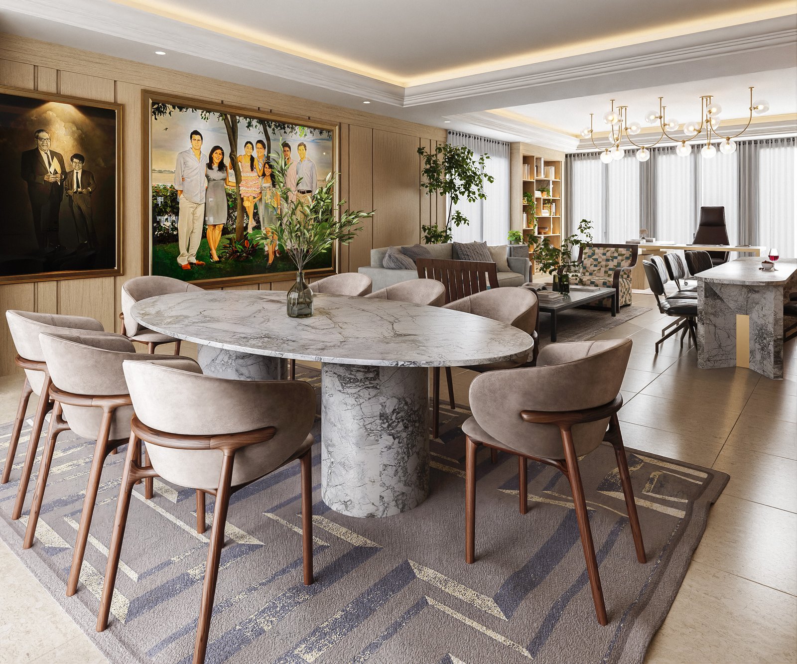 Project 46 image 3 Interiors Residential Render Architectural Visualization