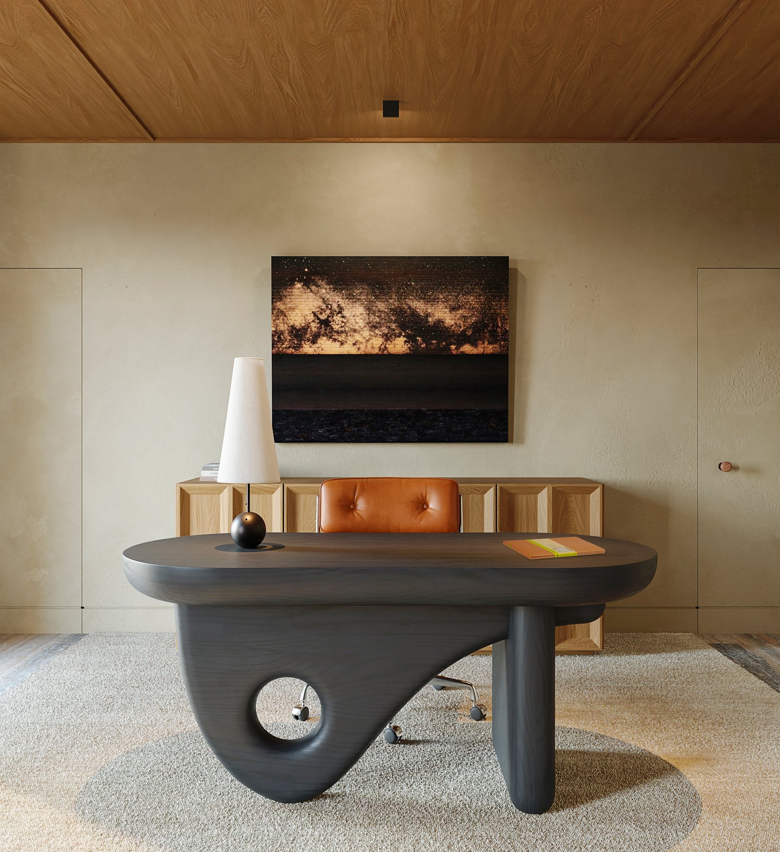 Project 49 image 1 Interiors Residential Office  Render Architectural Visualization