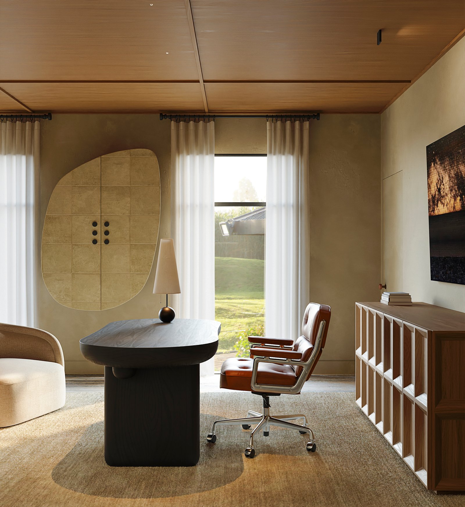 Project 49 image 2 Interiors Residential Office  Render Architectural Visualization