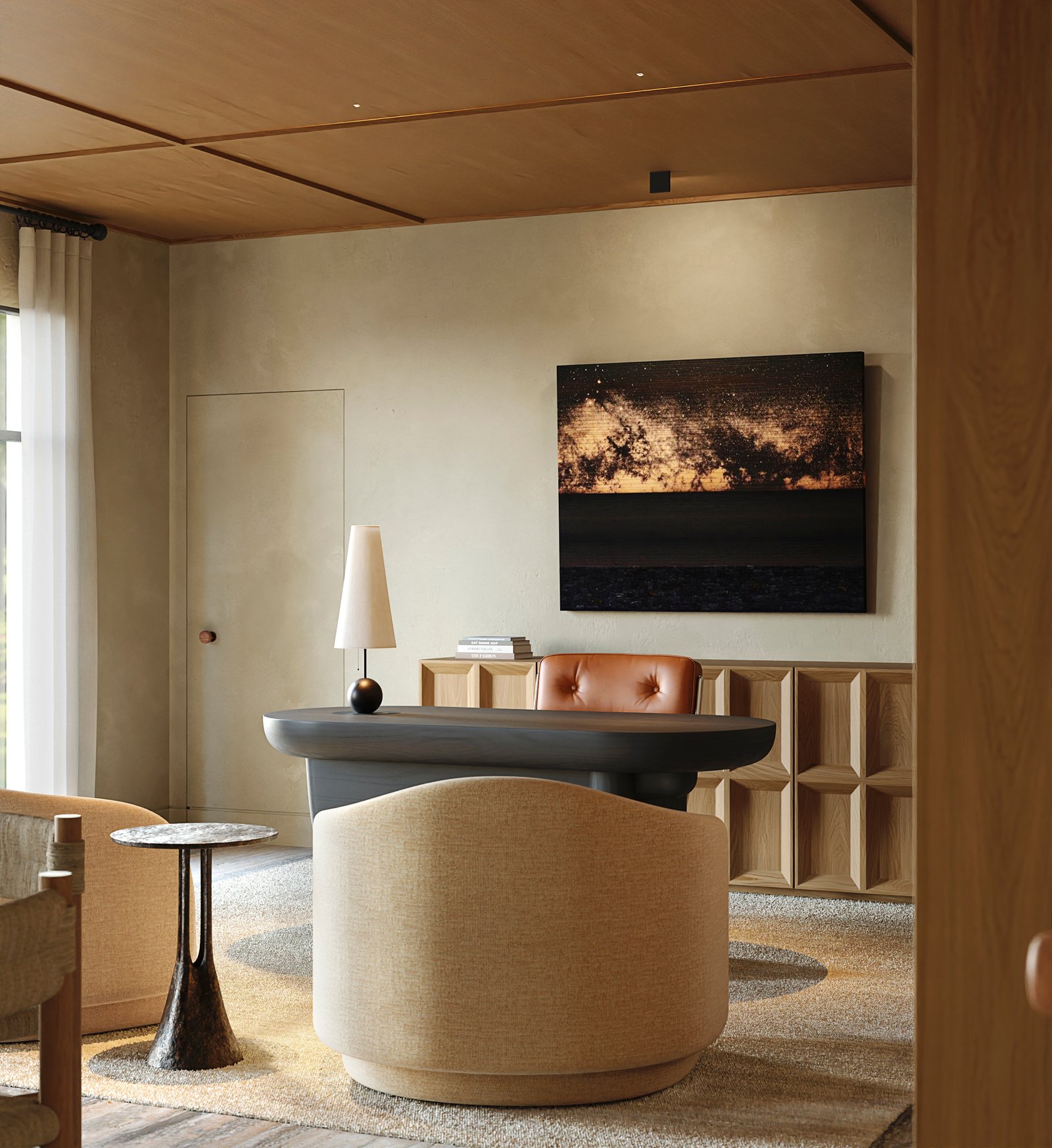 Project 49 image 4 Interiors Residential Office  Render Architectural Visualization