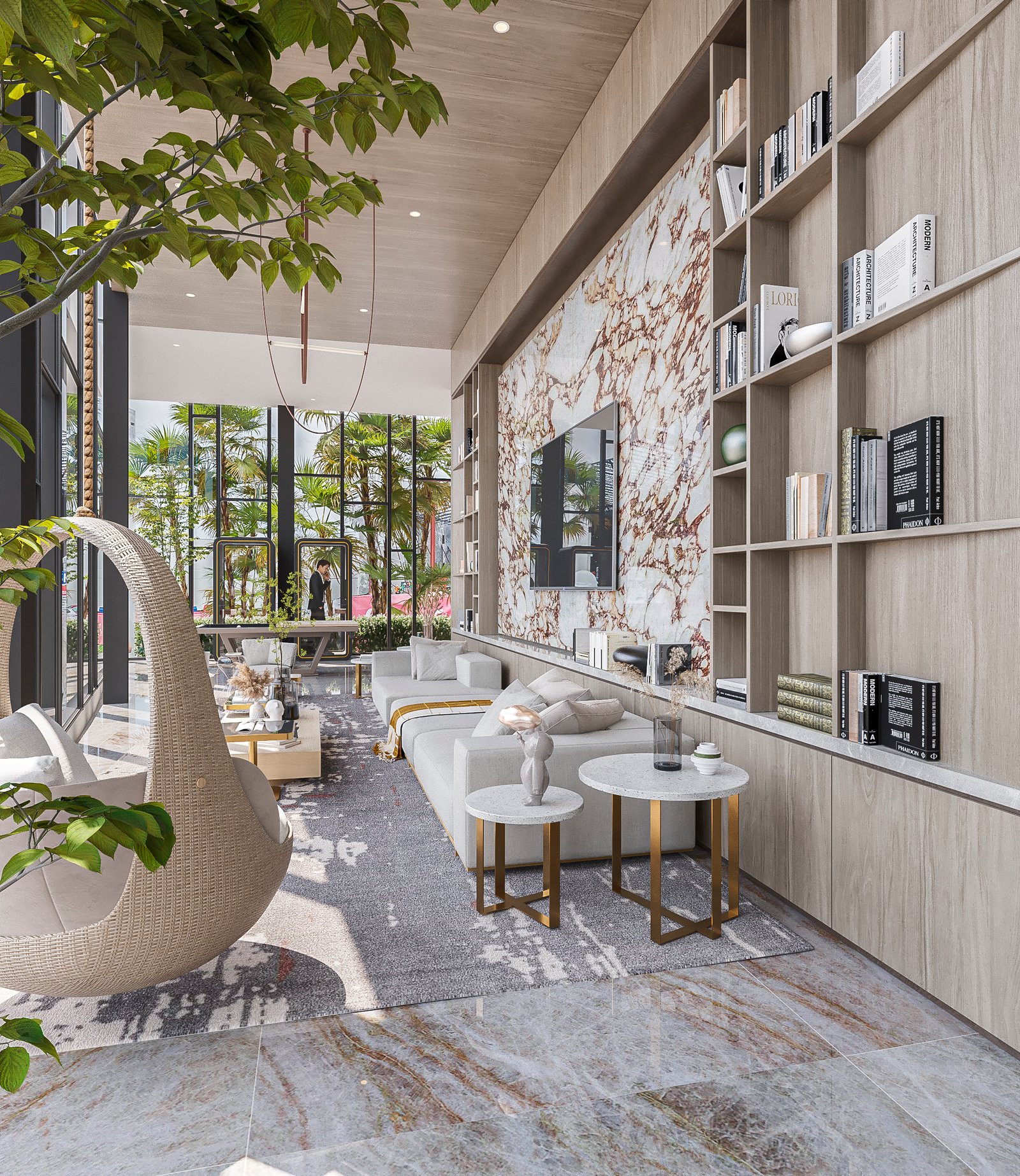 Interiors Office Commercial Render Architectural Visualization