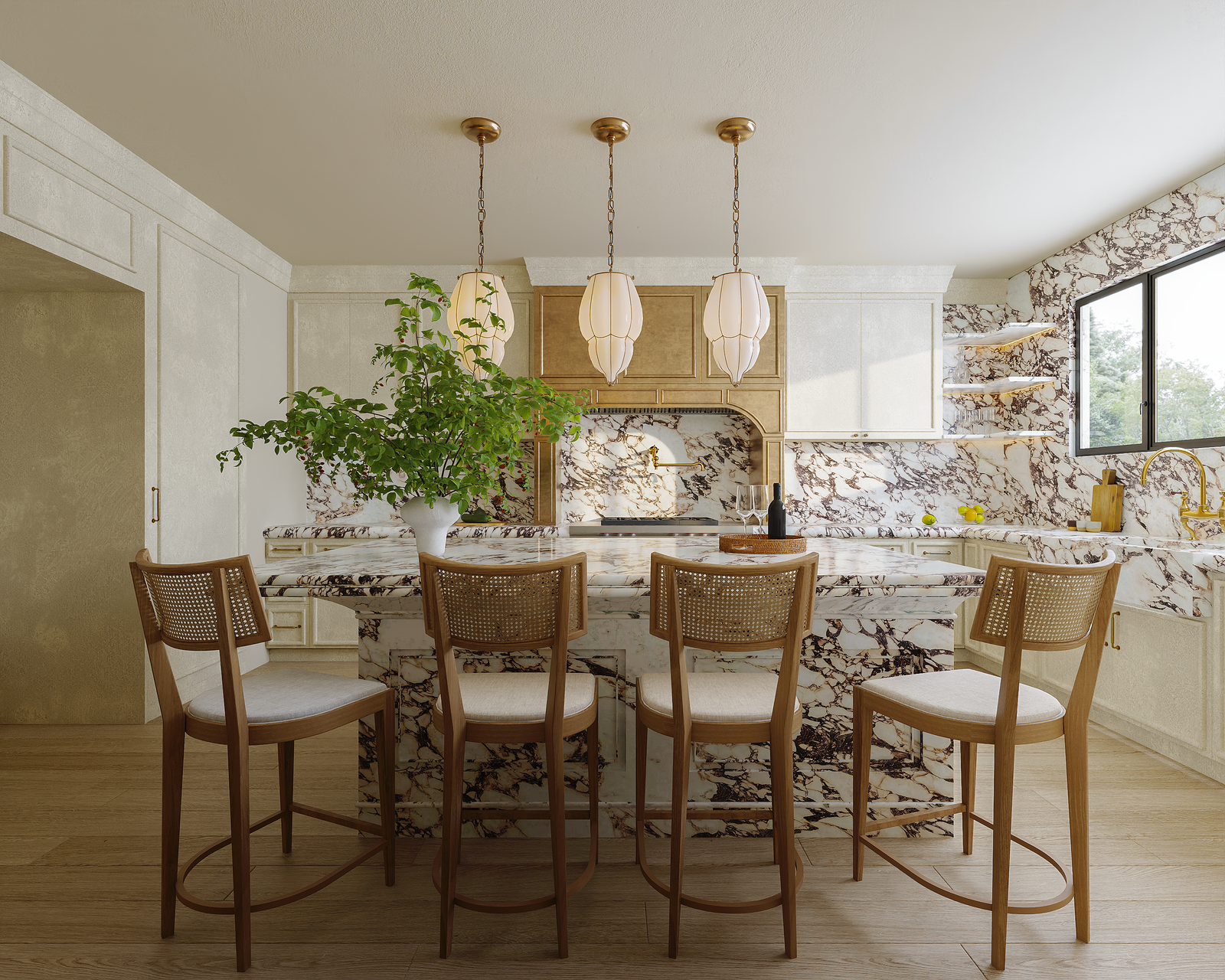 Project 55 image 01 Interiors Residential Kitchen Render Architectural Visualization