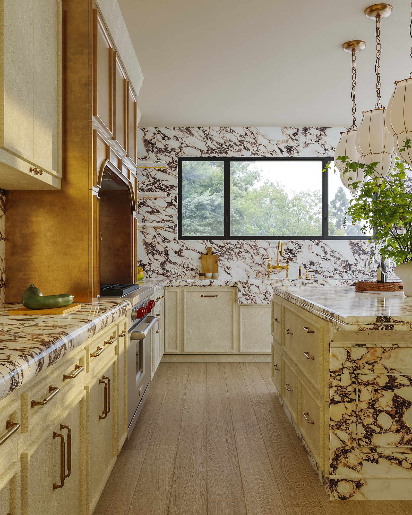 Project 55 image 2 Interiors Residential Kitchen Render Architectural Visualization