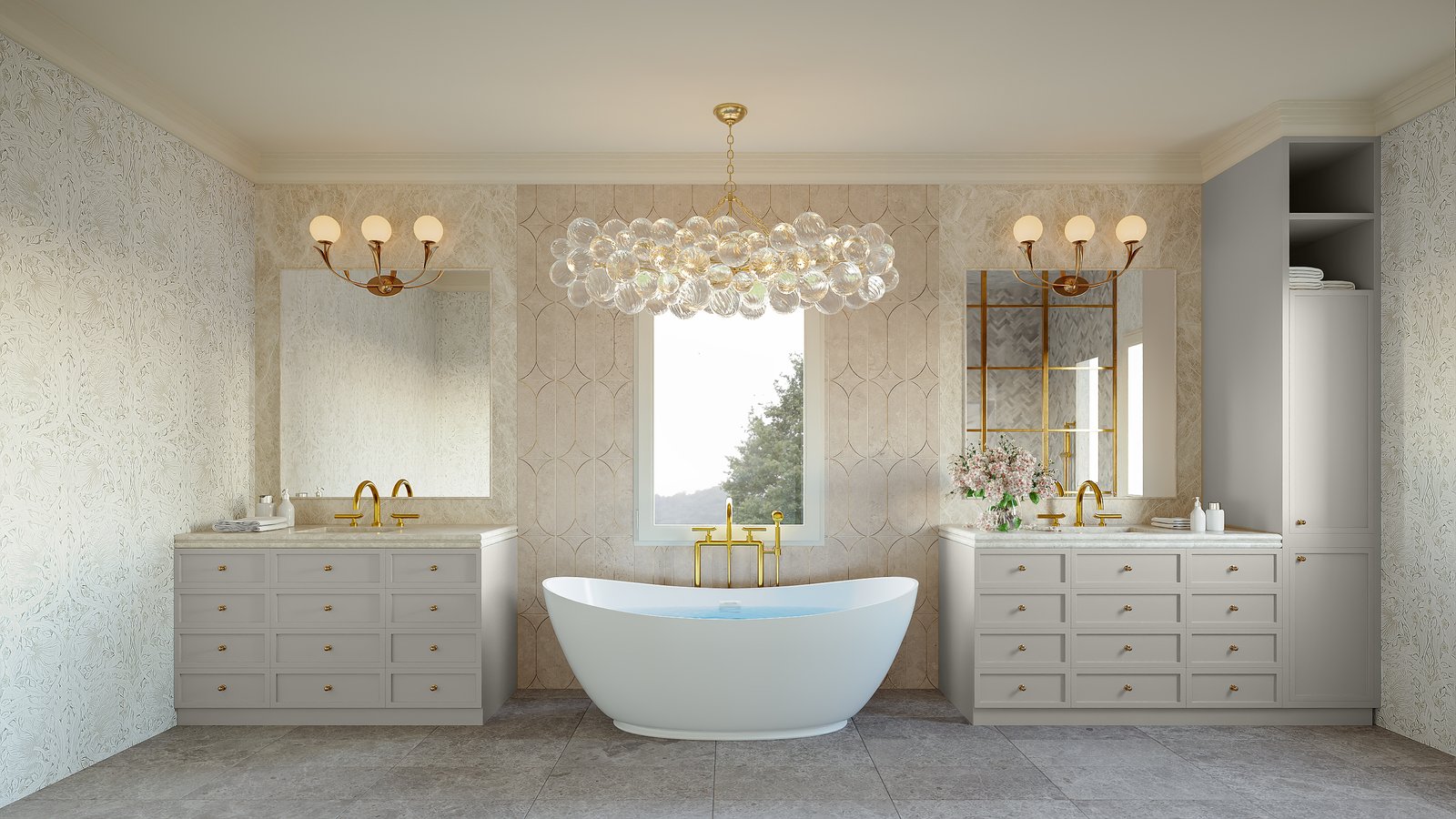Project 55 image 6 Interiors Residential Bathroom Render Architectural Visualization