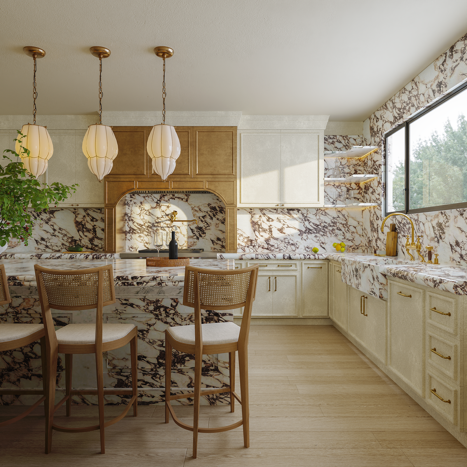 Project 55 image 1 Interiors Residential Kitchen Render Architectural Visualization