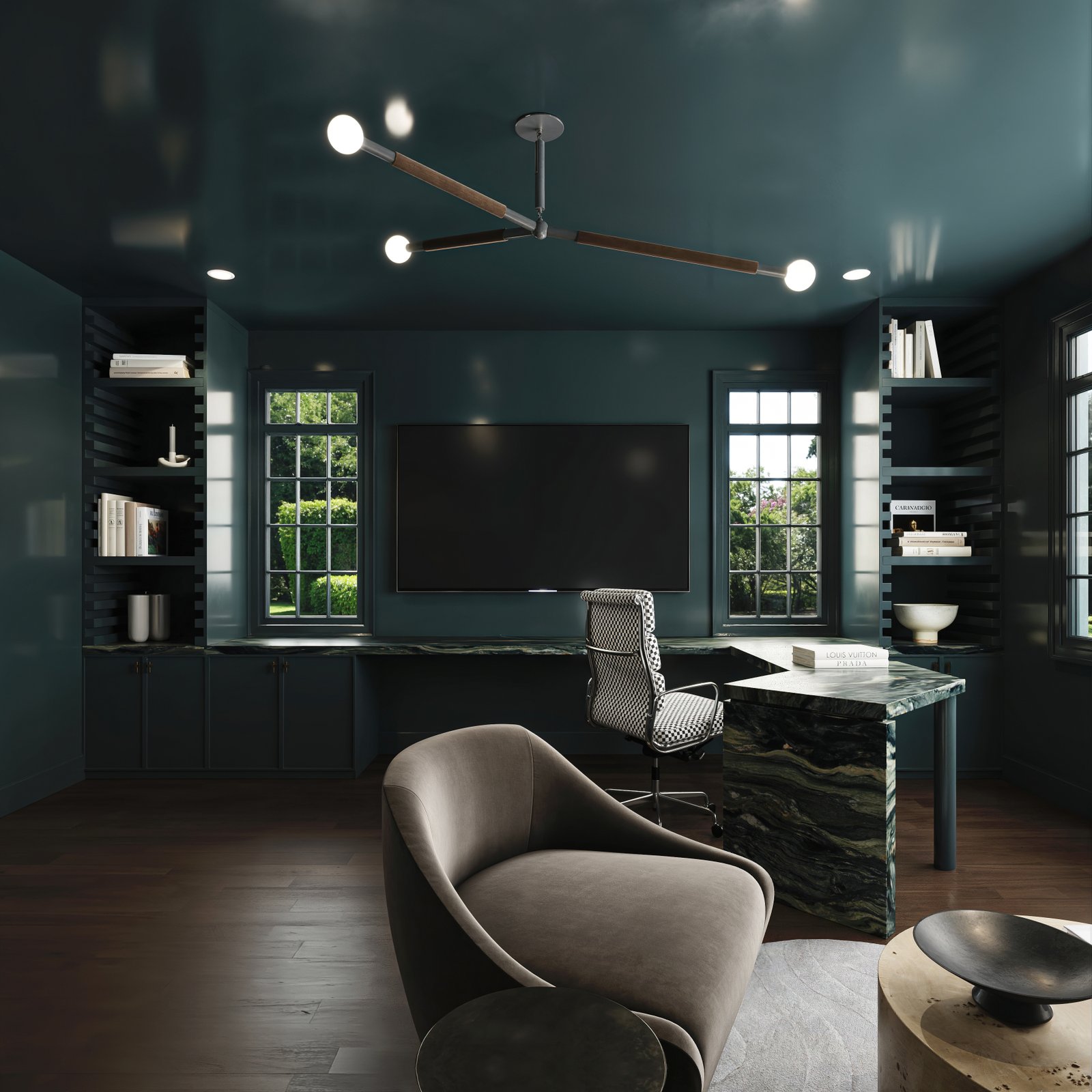 Project 60 image 1 Interiors Residential Office Render Architectural Visualization