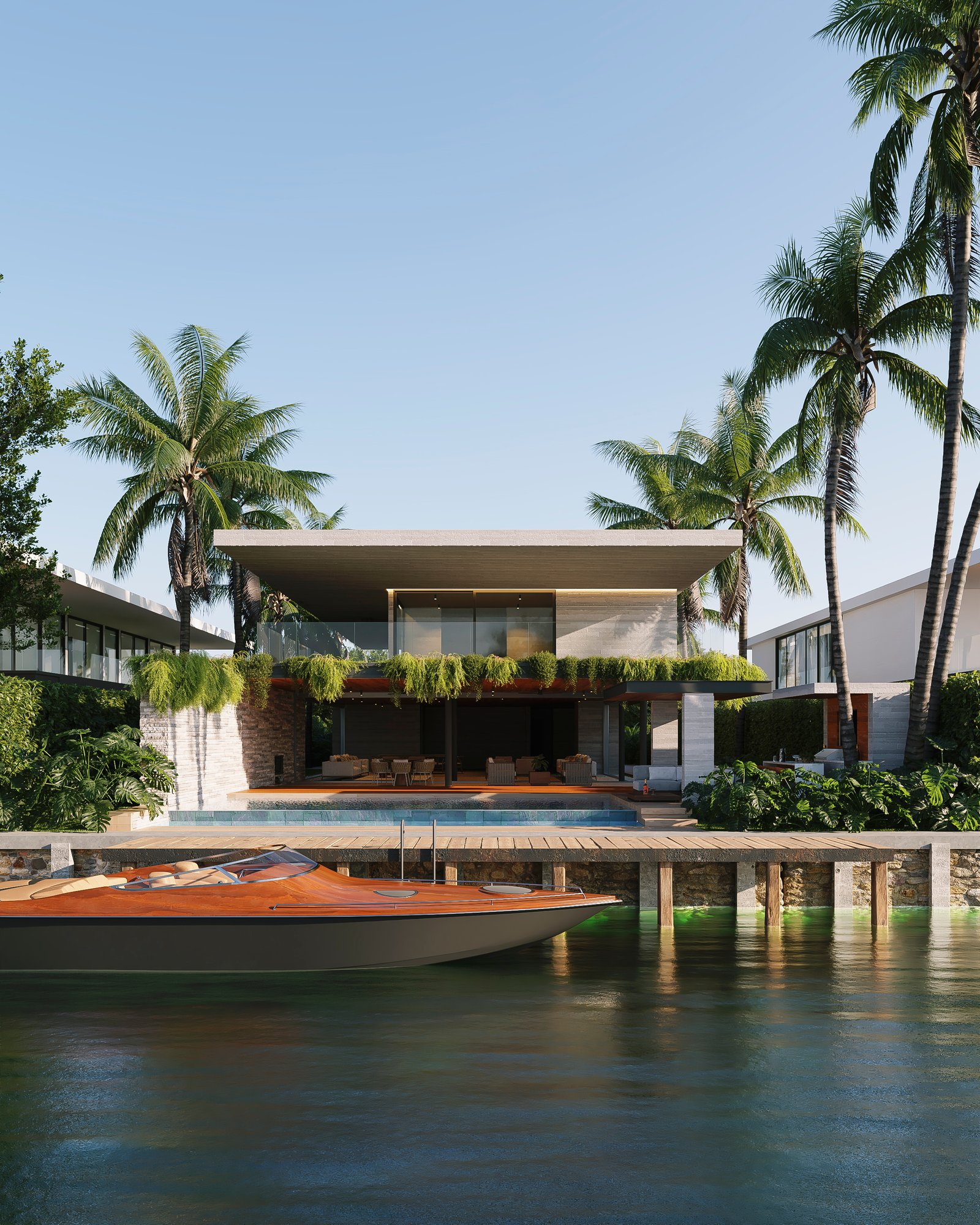 Interior Restaurant Commercial Render Architectural Visualization