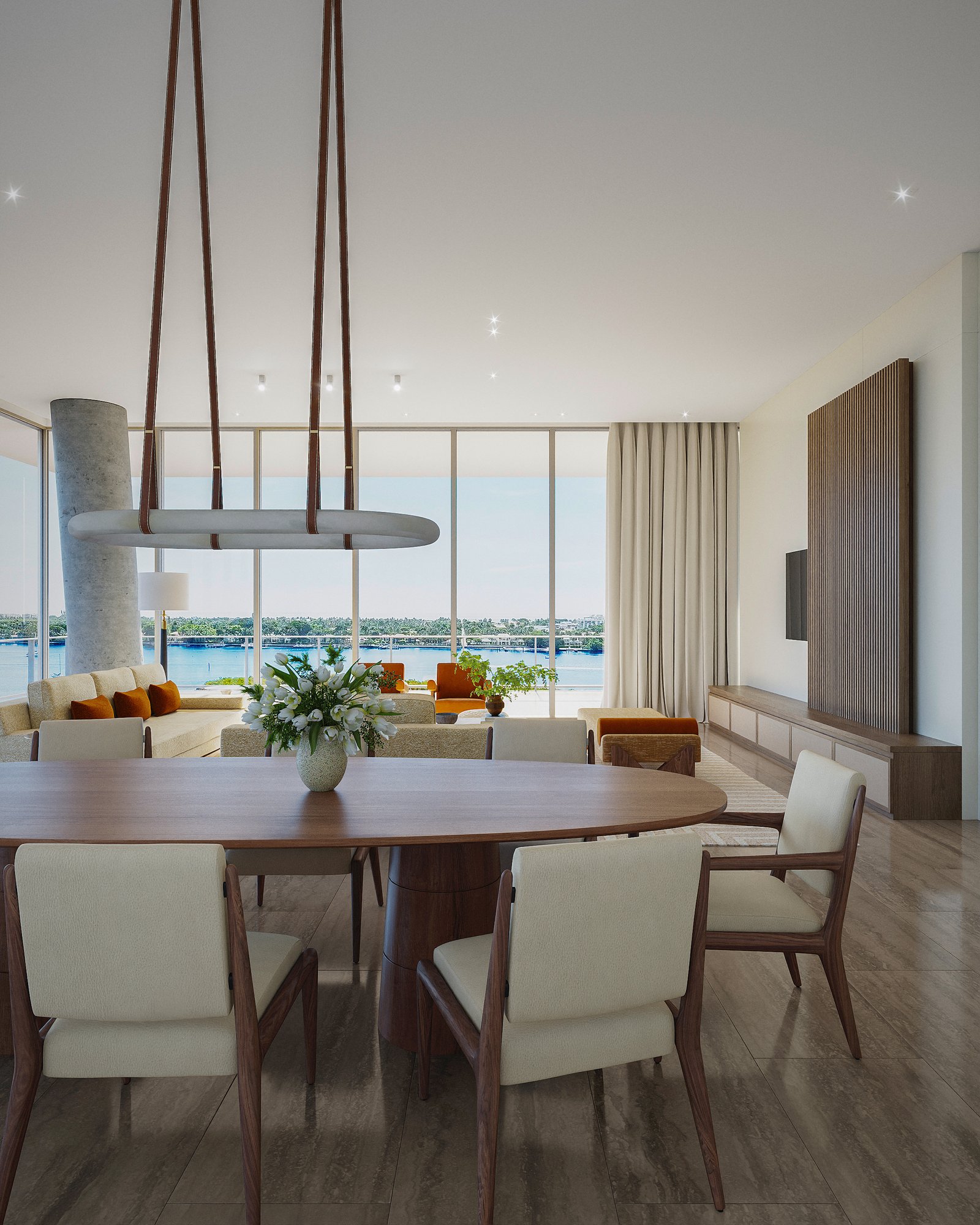 Interiors Hotel Commercial Render Architectural Visualization