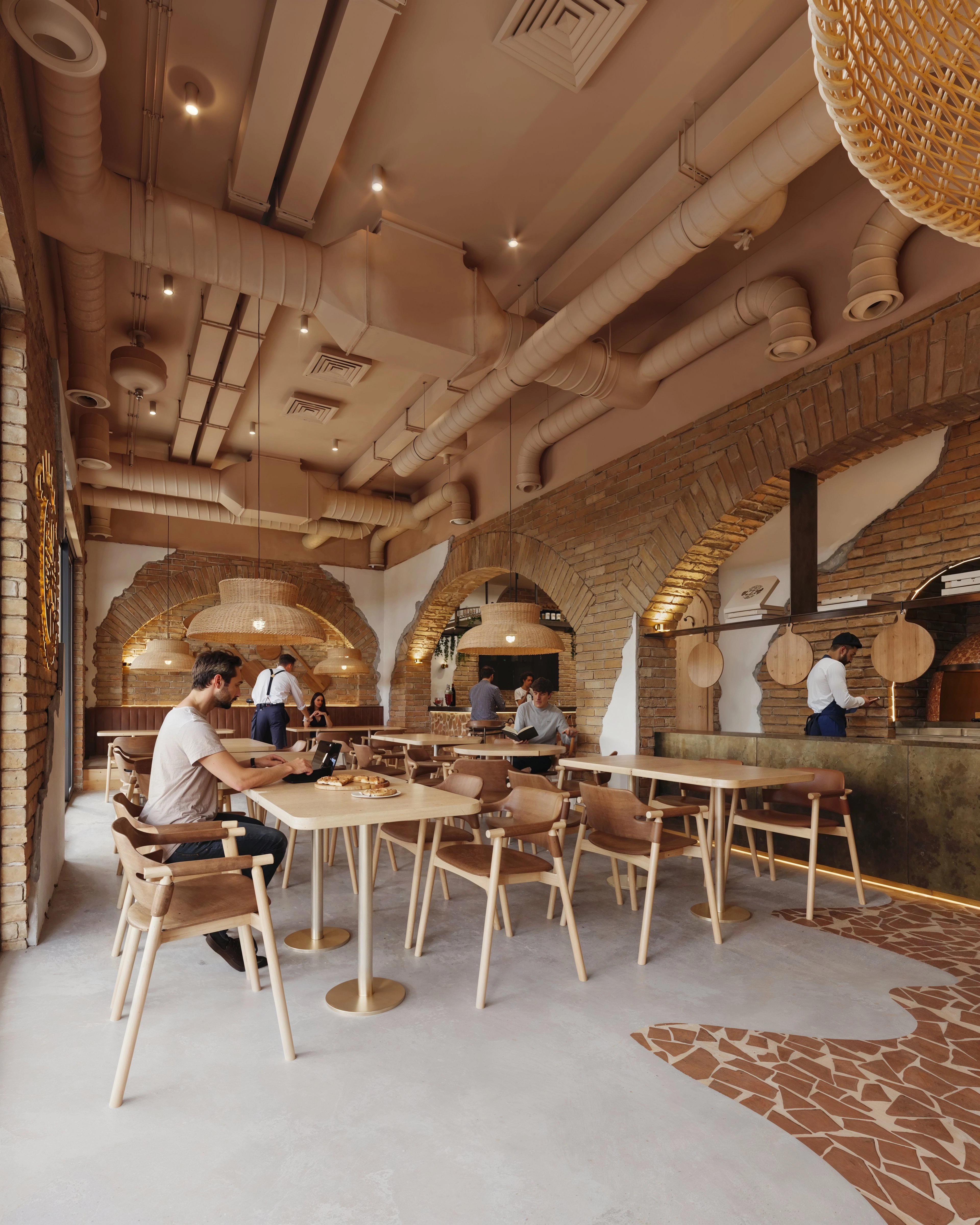 Interiors Restaurant Commercial Render Architectural Visualization