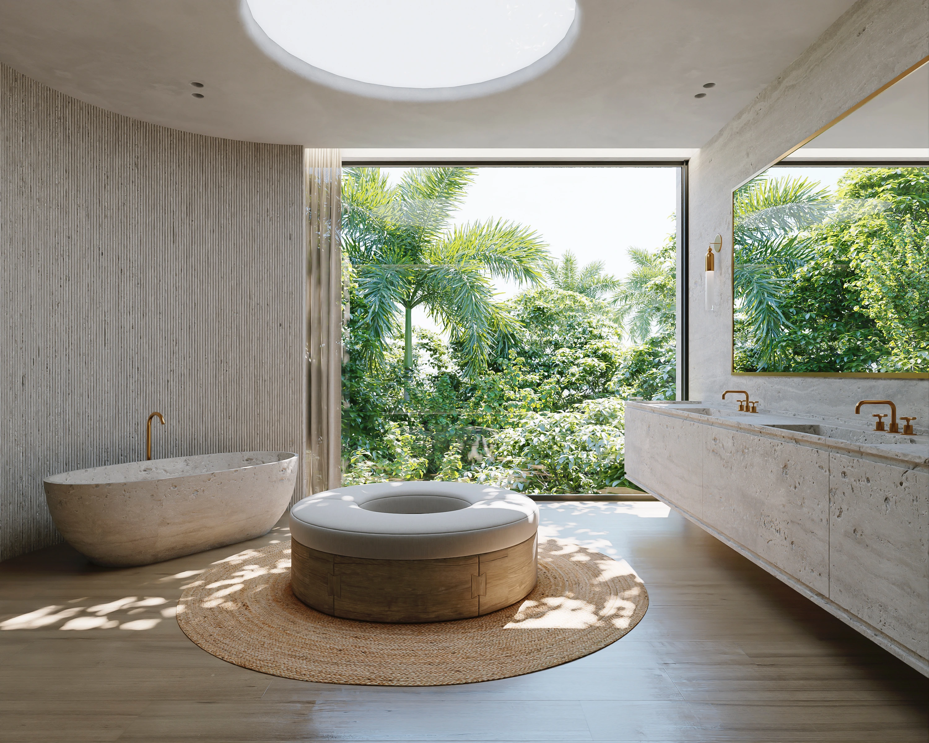 Interiors Bathroom Residential Render Architectural Visualization