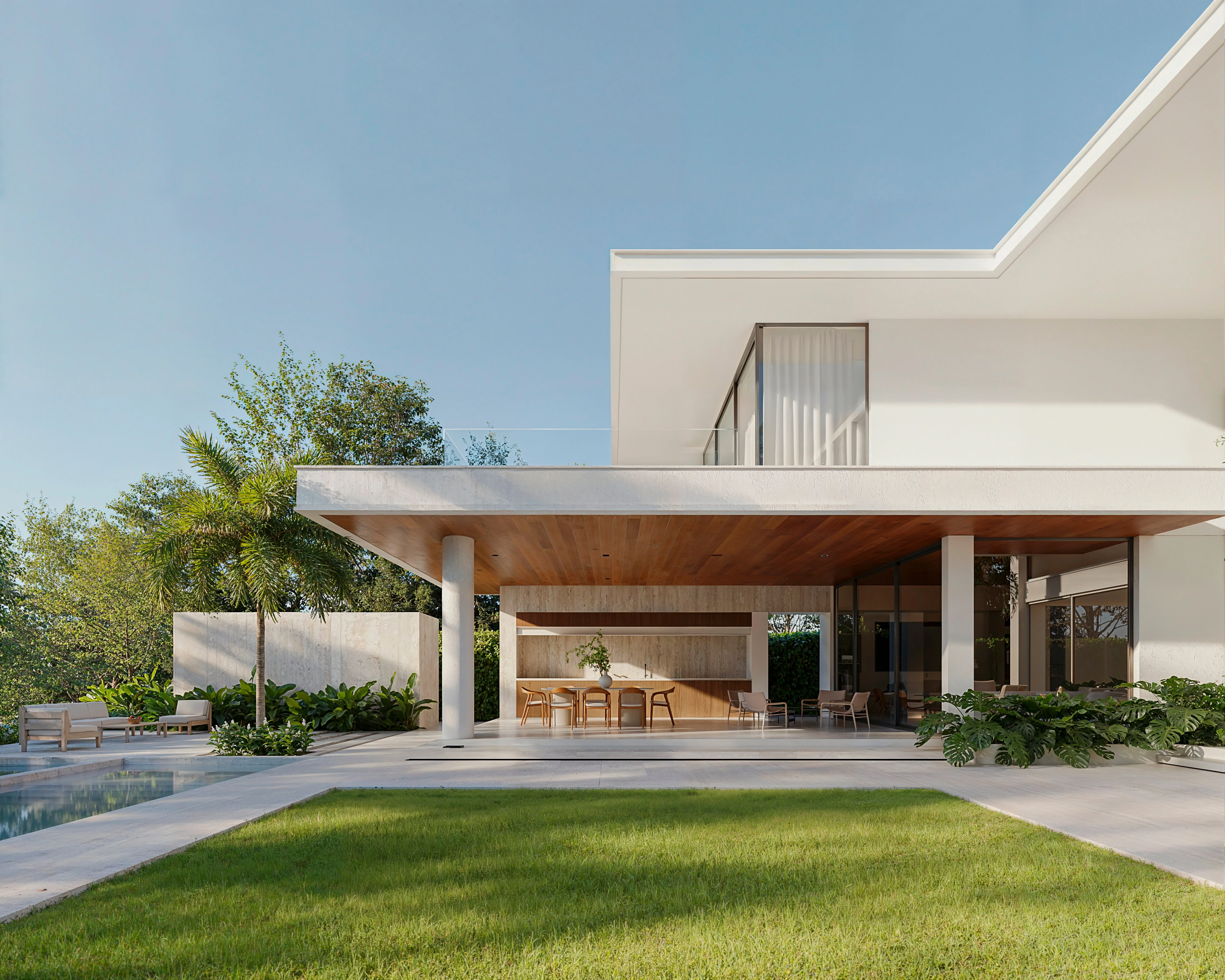 Exteriors Residential Render Architectural Visualization